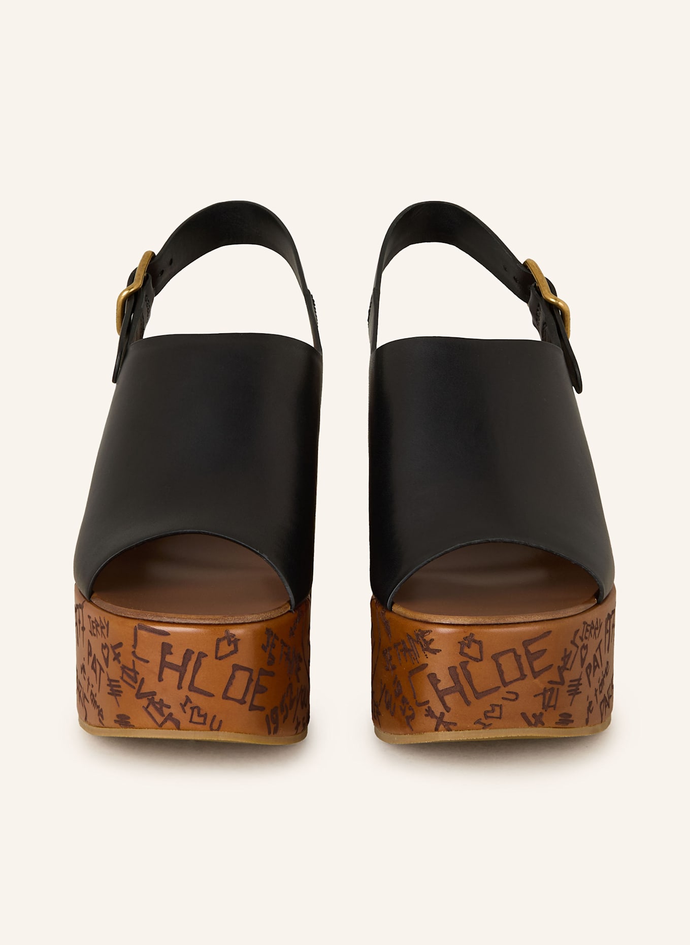 Chloé Plateau-Wedges MAXIME: 001 BLACK