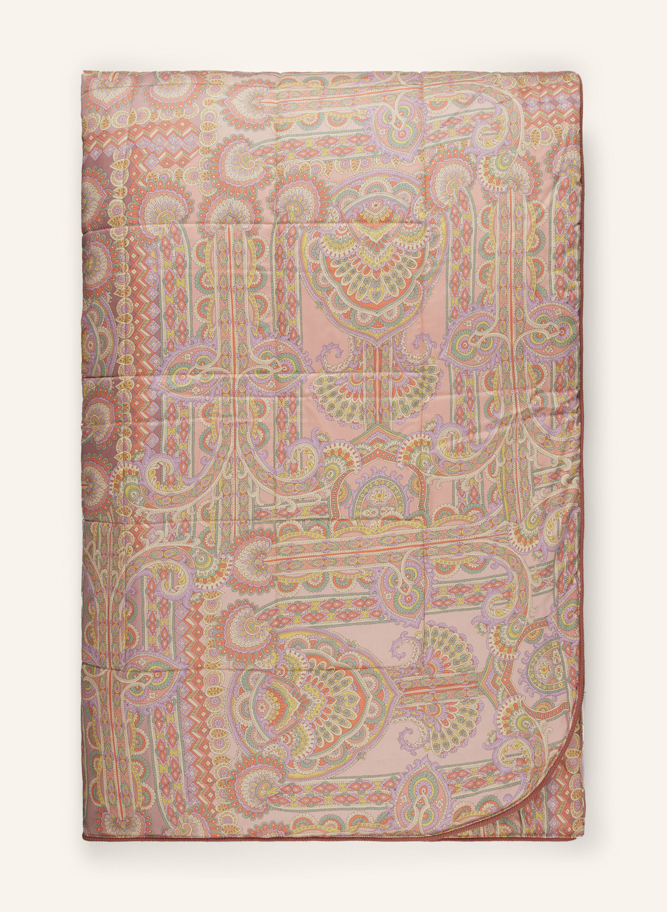 ETRO Home Narzuta na łóżko: BLADORÓŻOWY / JASNOFIOLETOWY / JASNOŻÓŁTY