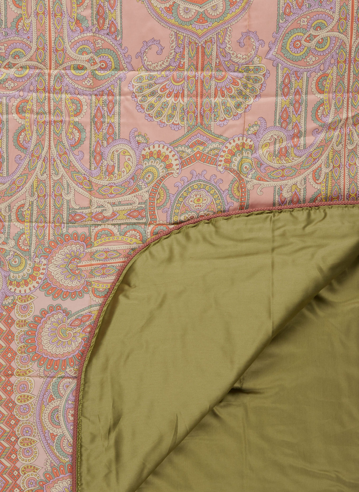 ETRO Home Narzuta na łóżko: BLADORÓŻOWY / JASNOFIOLETOWY / JASNOŻÓŁTY