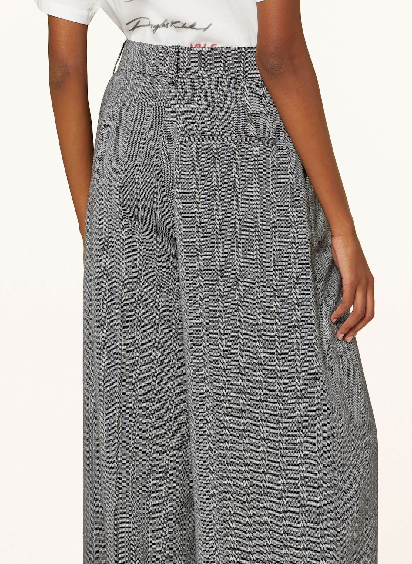 ANINE BING Spodnie marlena LOU: SZARY