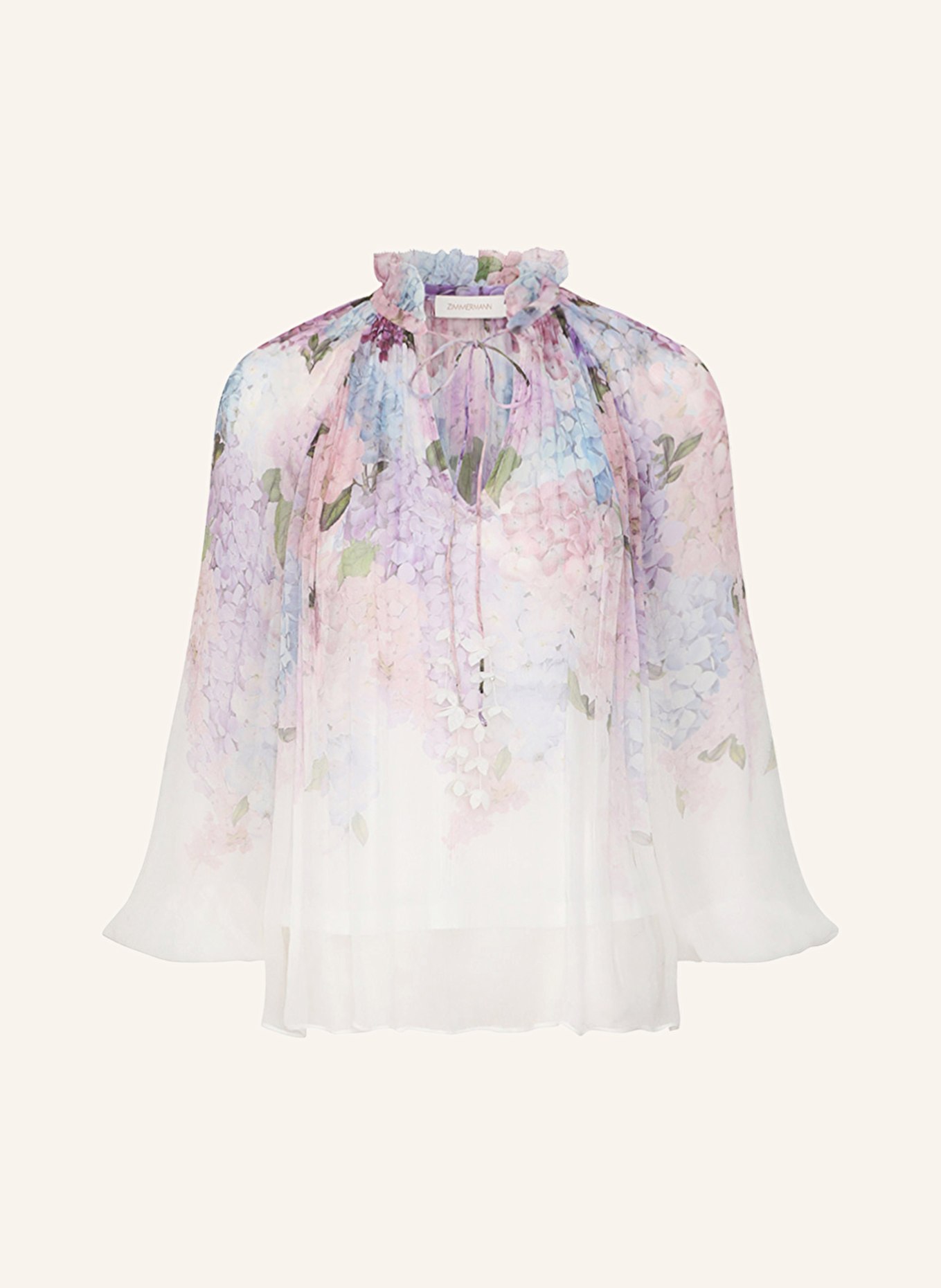 ZIMMERMANN Bluse DAWNING: HELLROSA / HELLLILA / BLAU
