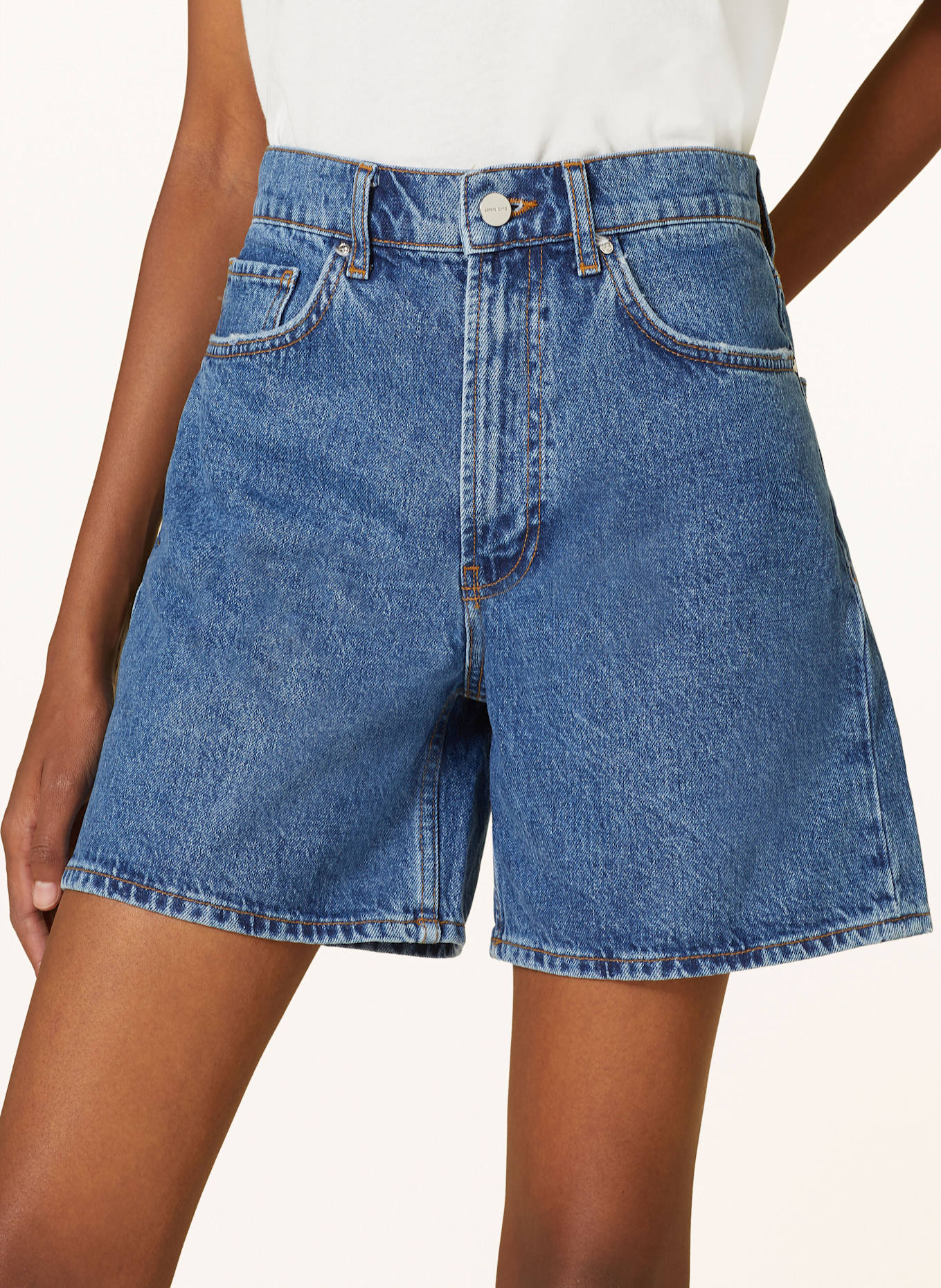 ANINE BING Jeansshorts KAT, Farbe: DUNKELBLAU (Bild 5)