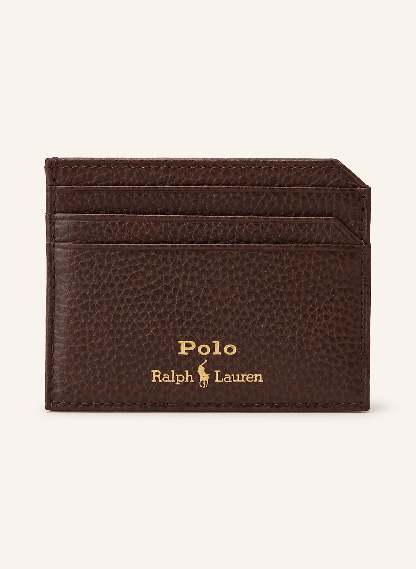 POLO RALPH LAUREN Kartenetui: DUNKELBRAUN