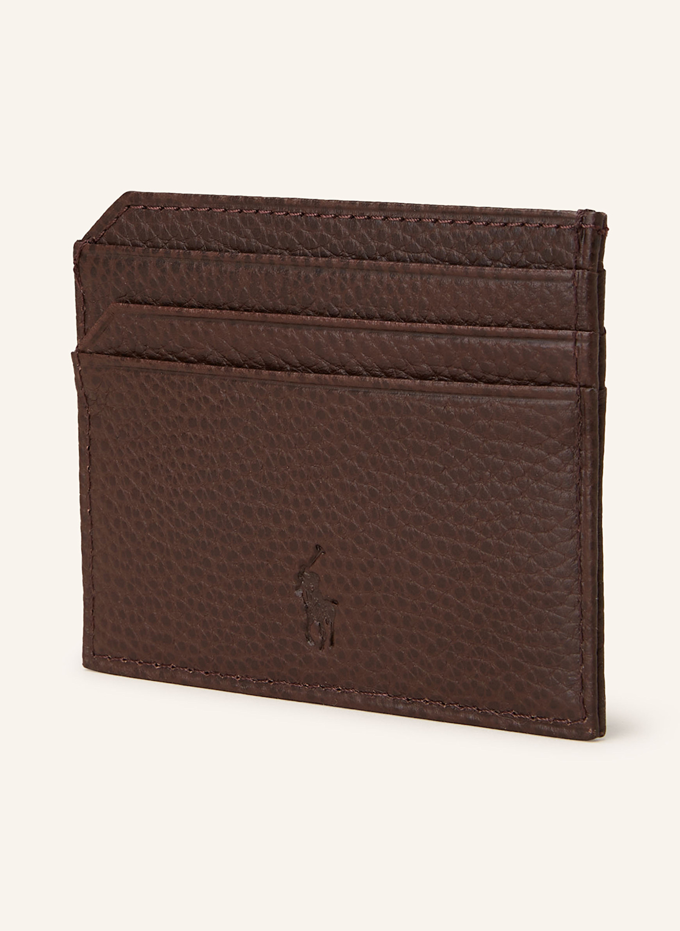 POLO RALPH LAUREN Kartenetui: DUNKELBRAUN