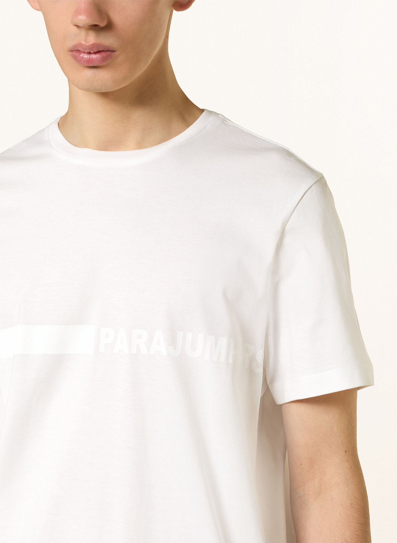 PARAJUMPERS Tričko SPACE: BÍLÁ