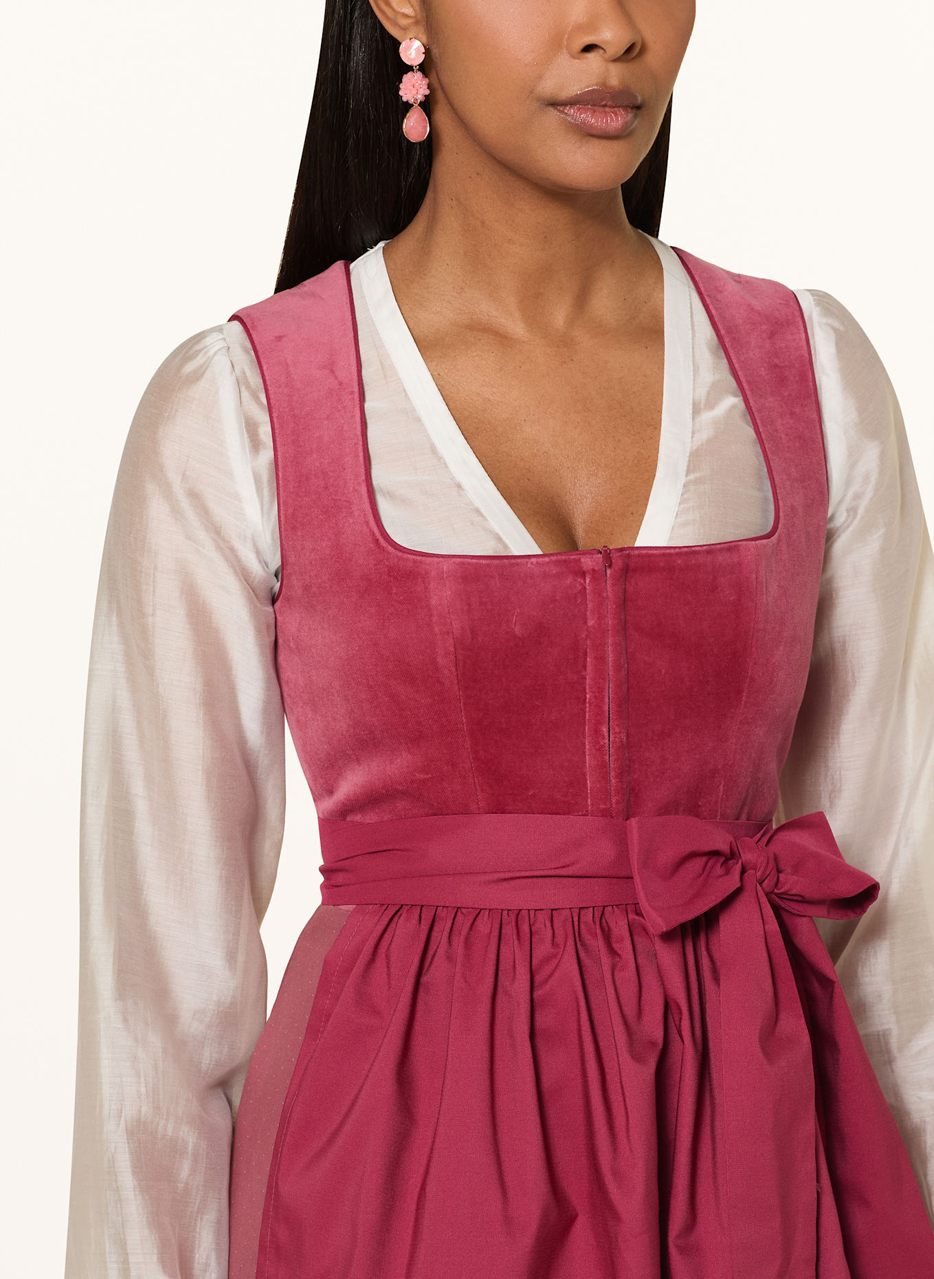 LIMBERRY Dirndlbluse HARPER: WEISS