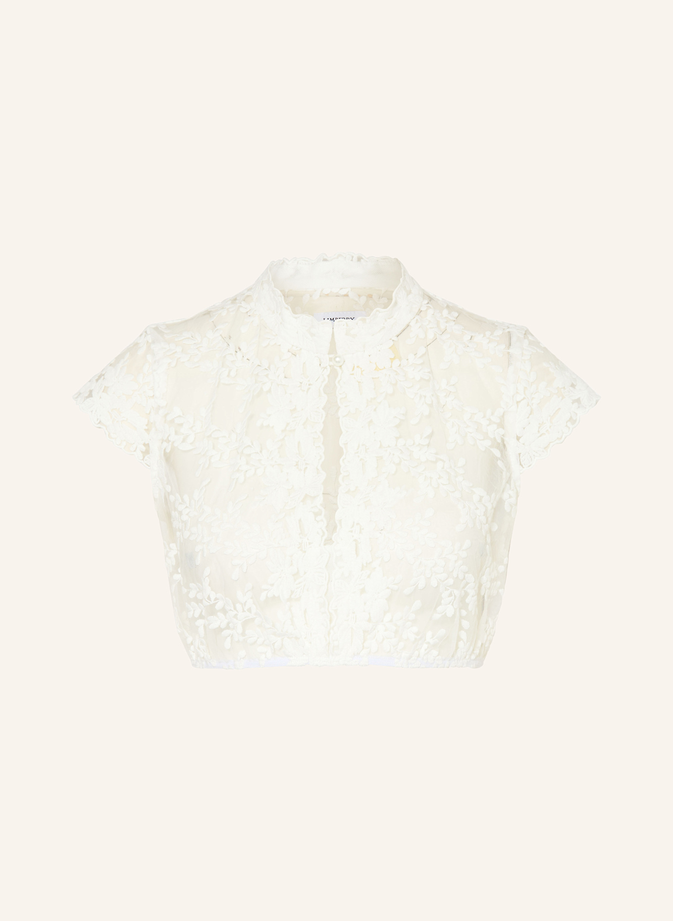 LIMBERRY Lace dirndl blouse ESTHER: WHITE
