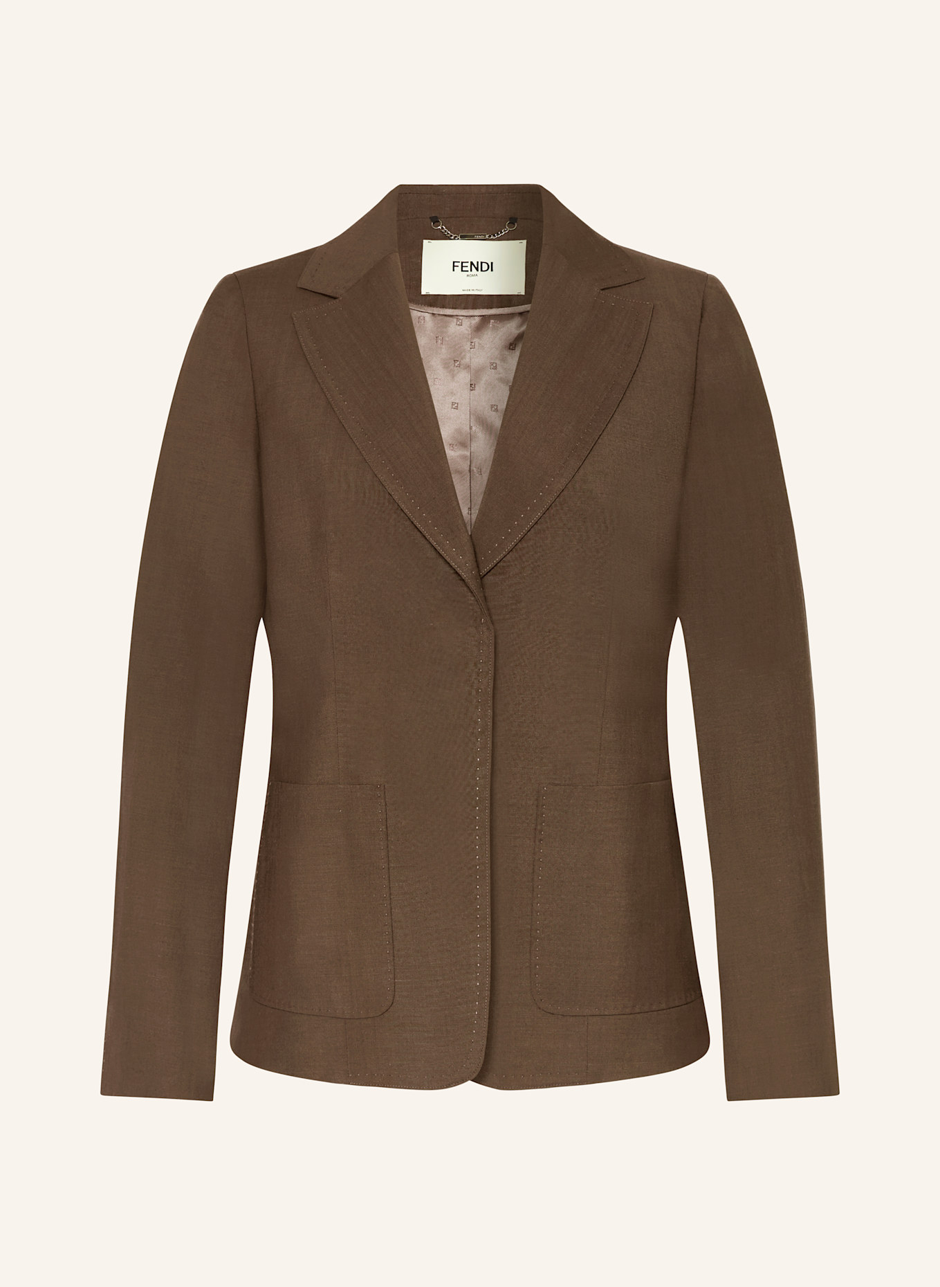 FENDI Blazer in dark brown