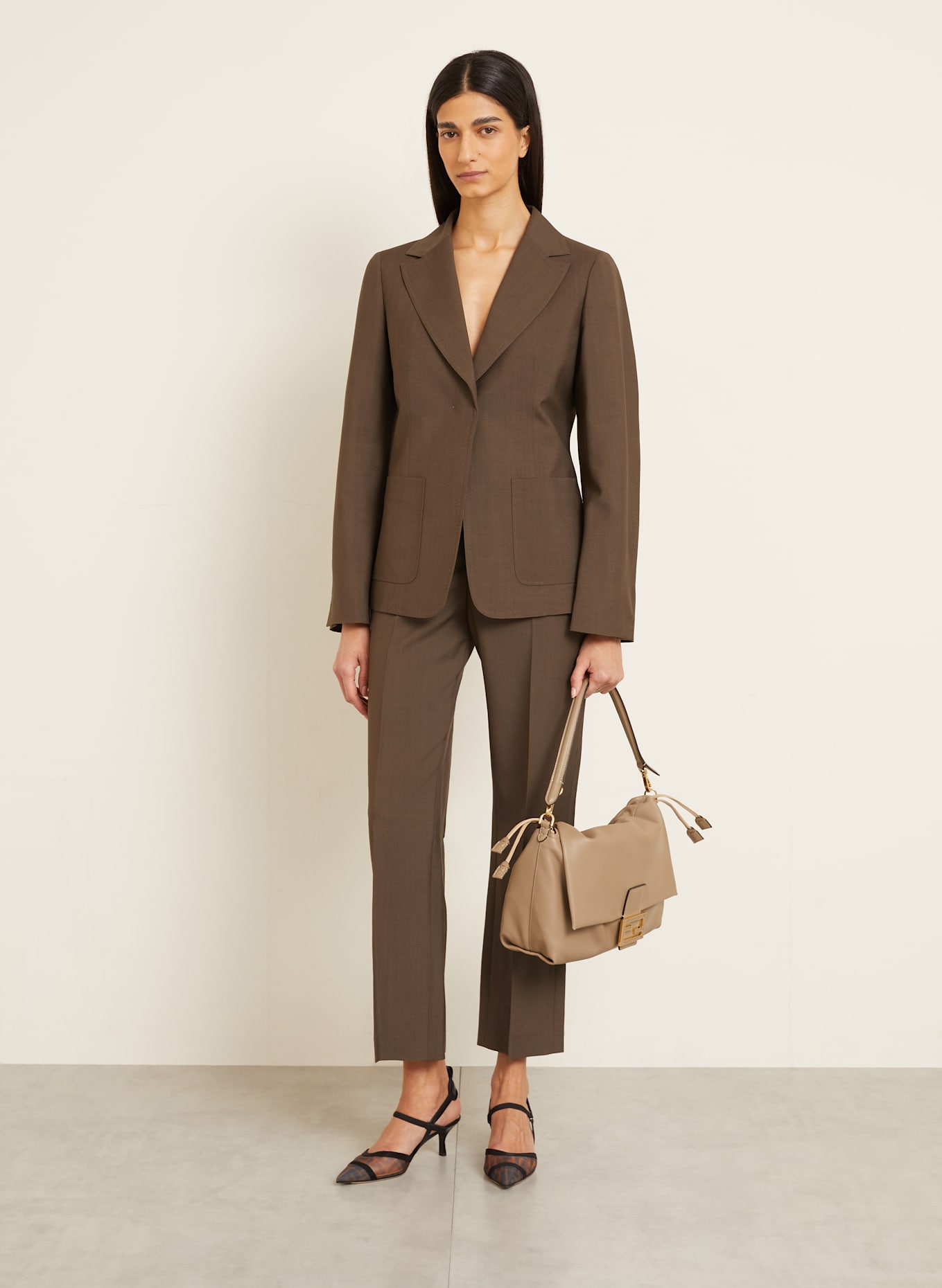 FENDI Blazer in dark brown