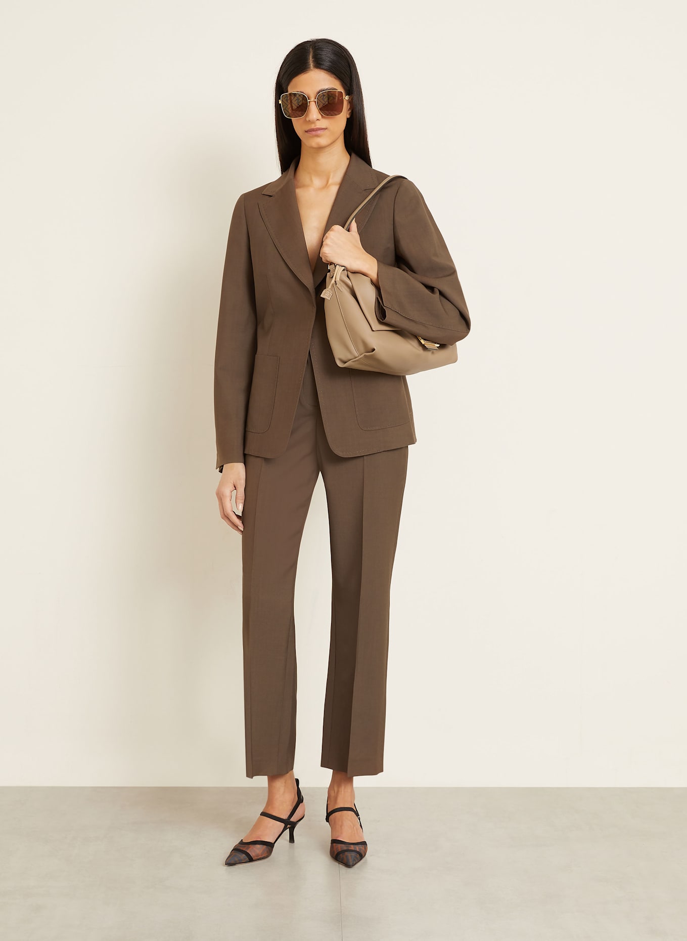 FENDI Hose: DUNKELBRAUN