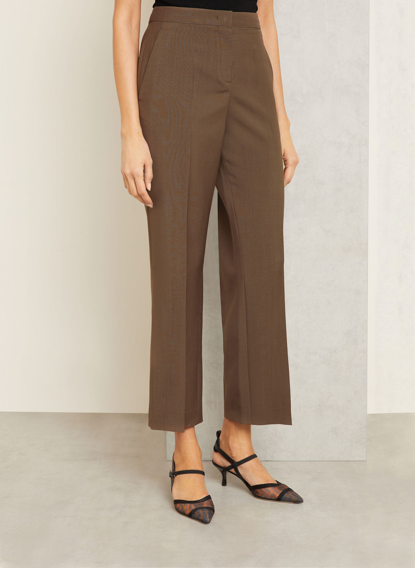 FENDI Hose: DUNKELBRAUN