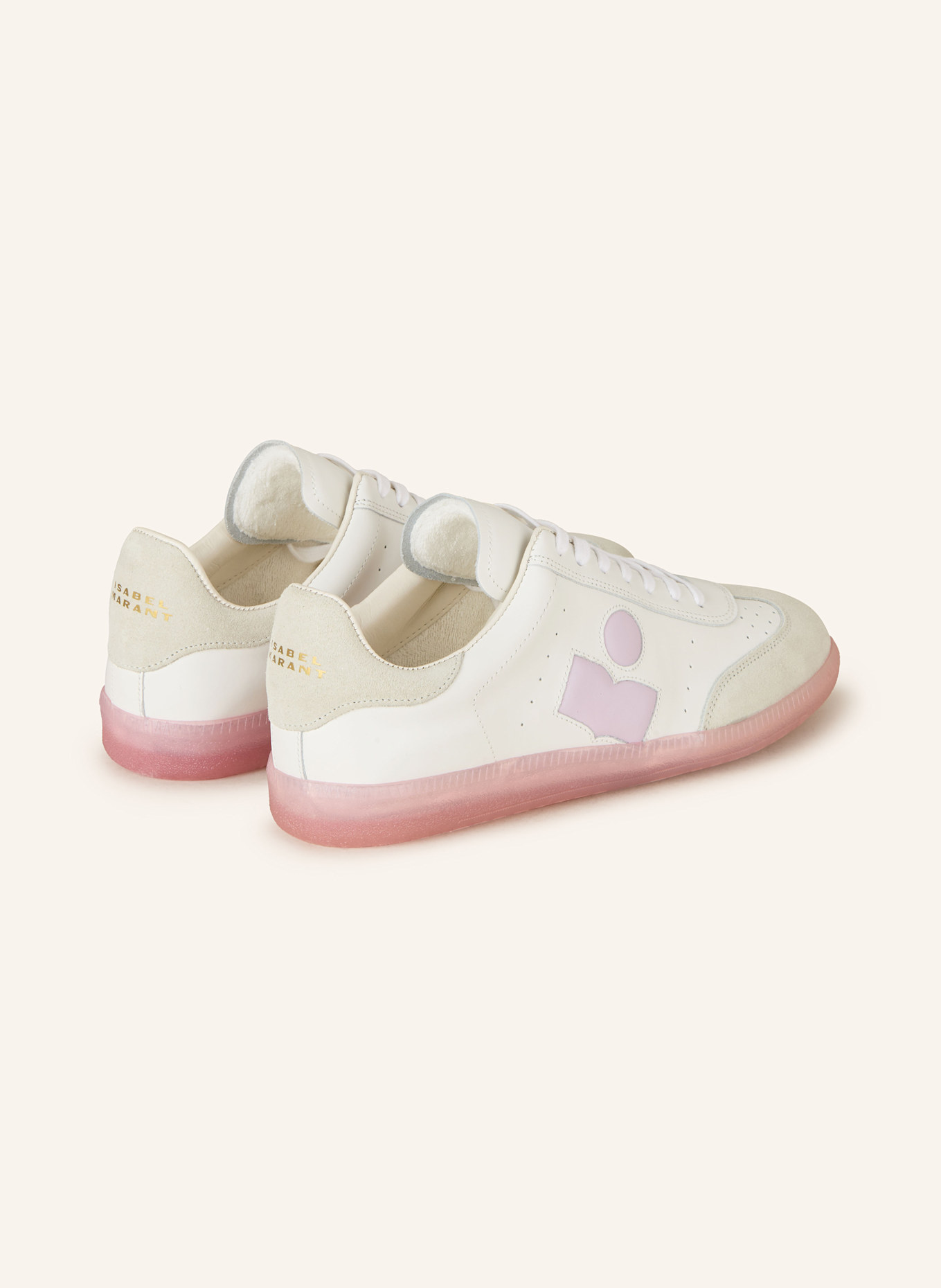 ISABEL MARANT Sneaker BRYCE: WEISS/ HELLGRAU/ HELLLILA
