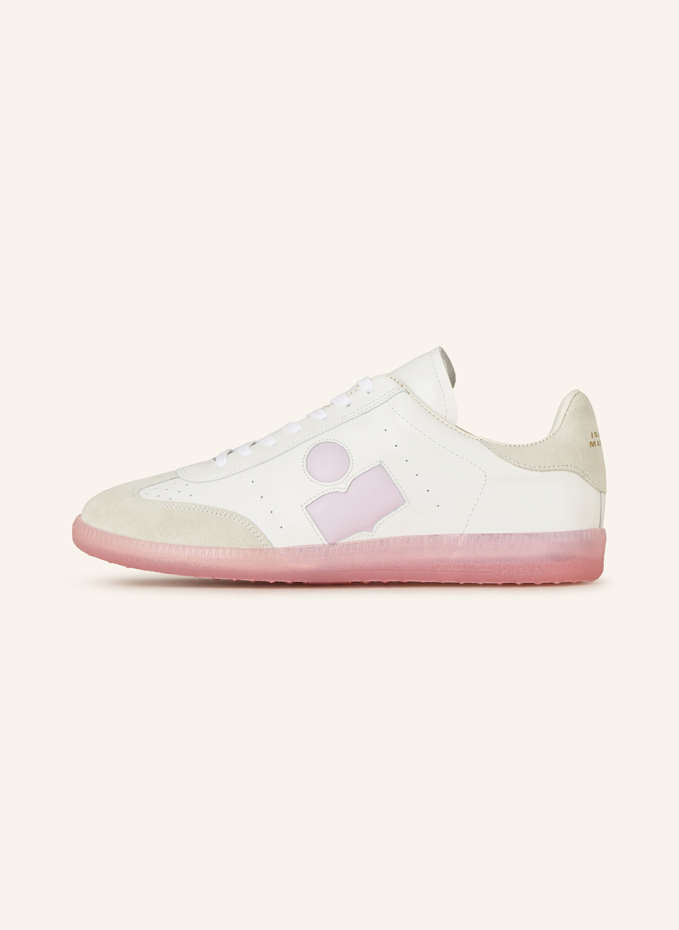 ISABEL MARANT Sneaker BRYCE: WEISS/ HELLGRAU/ HELLLILA