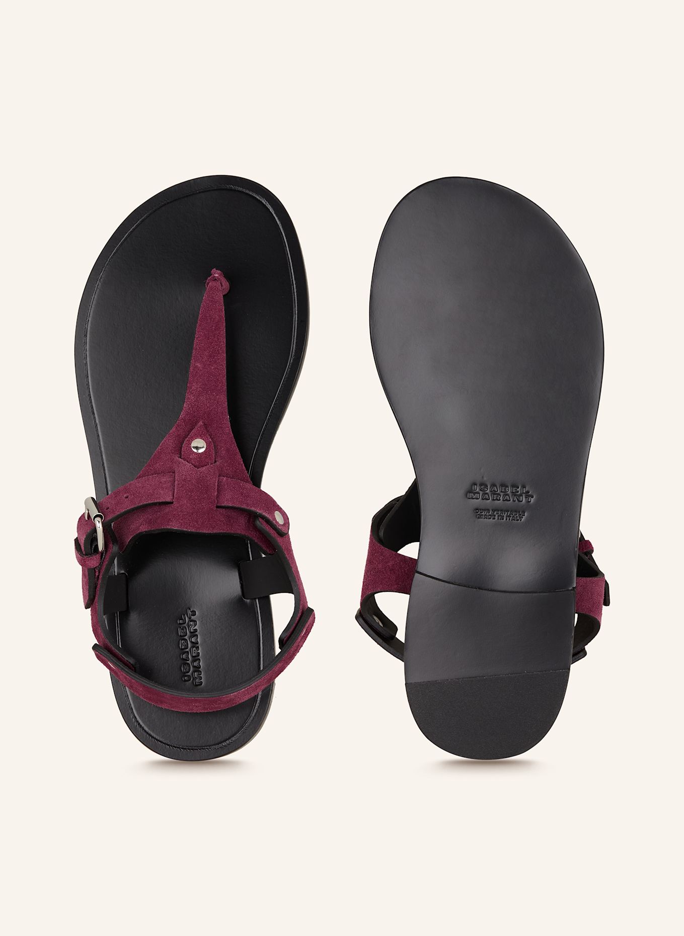 ISABEL MARANT Zehentrenner AKEL: FUCHSIA