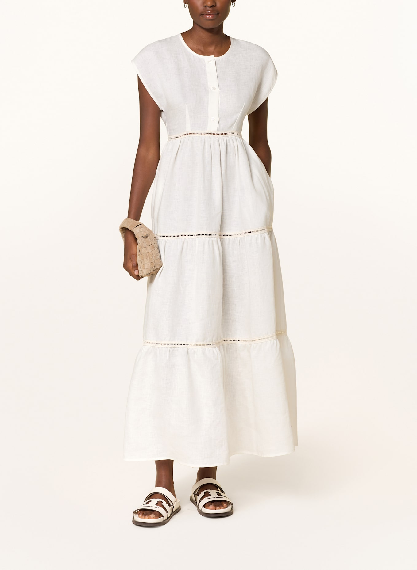 lilienfels Leinenkleid: ECRU