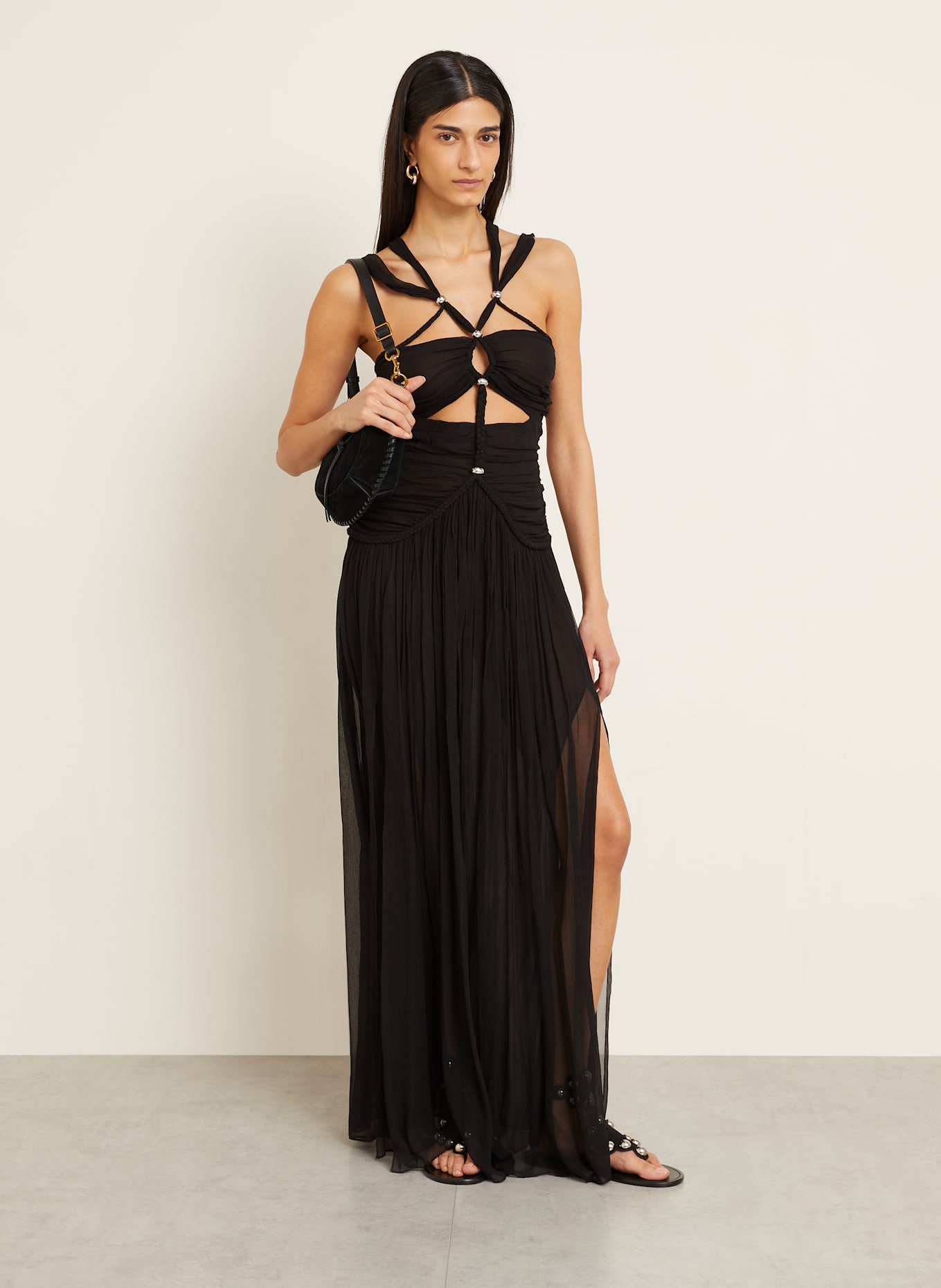 ISABEL MARANT Umhängetasche OSKAN MOON, Farbe: SCHWARZ (Bild 5)