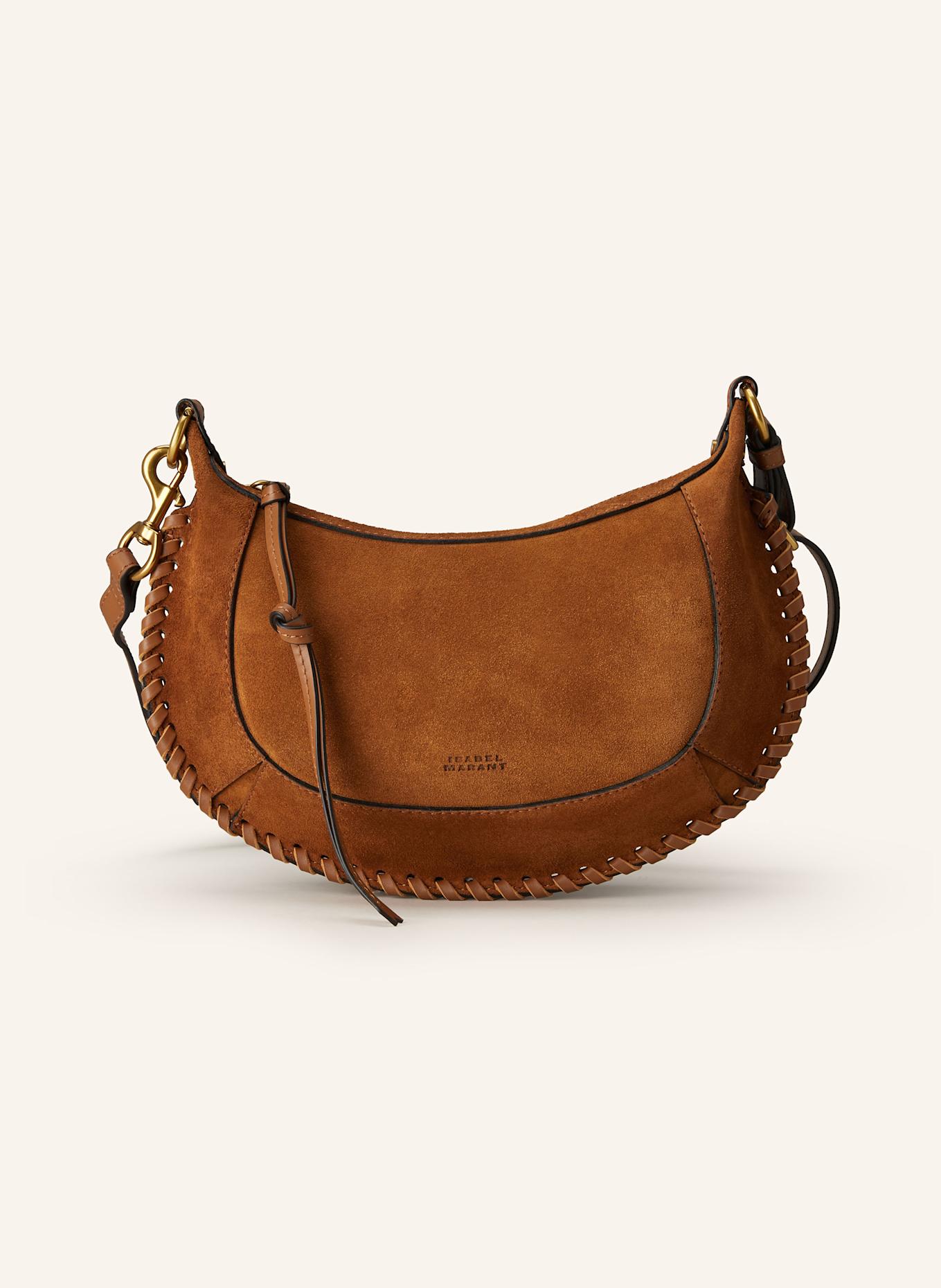 ISABEL MARANT Umhängetasche OSKAN MOON: COGNAC