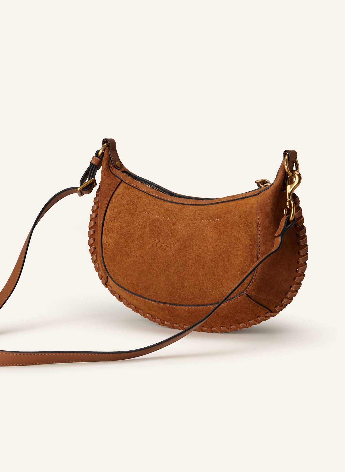 ISABEL MARANT Umhängetasche OSKAN MOON: COGNAC