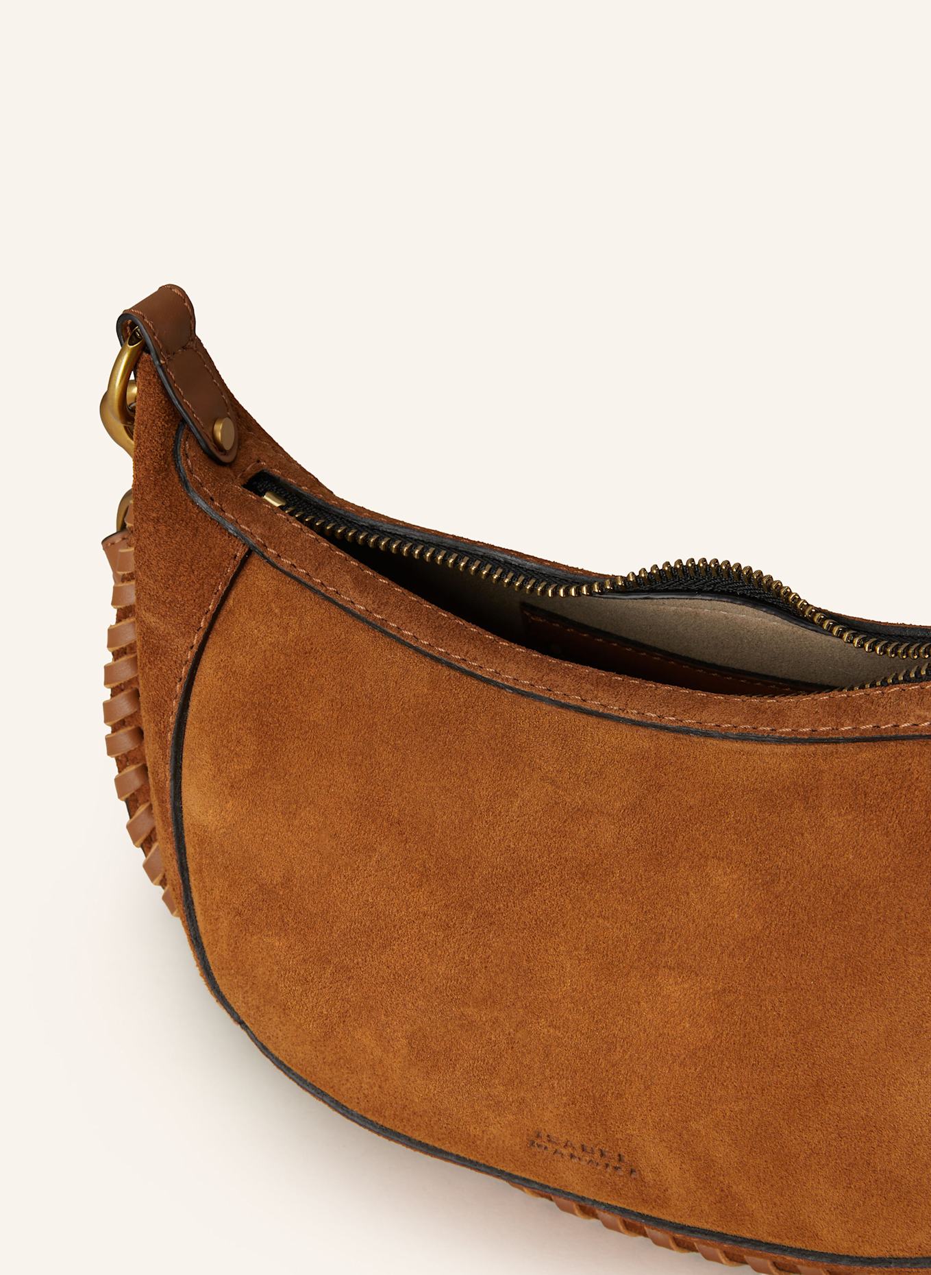 ISABEL MARANT Umhängetasche OSKAN MOON: COGNAC