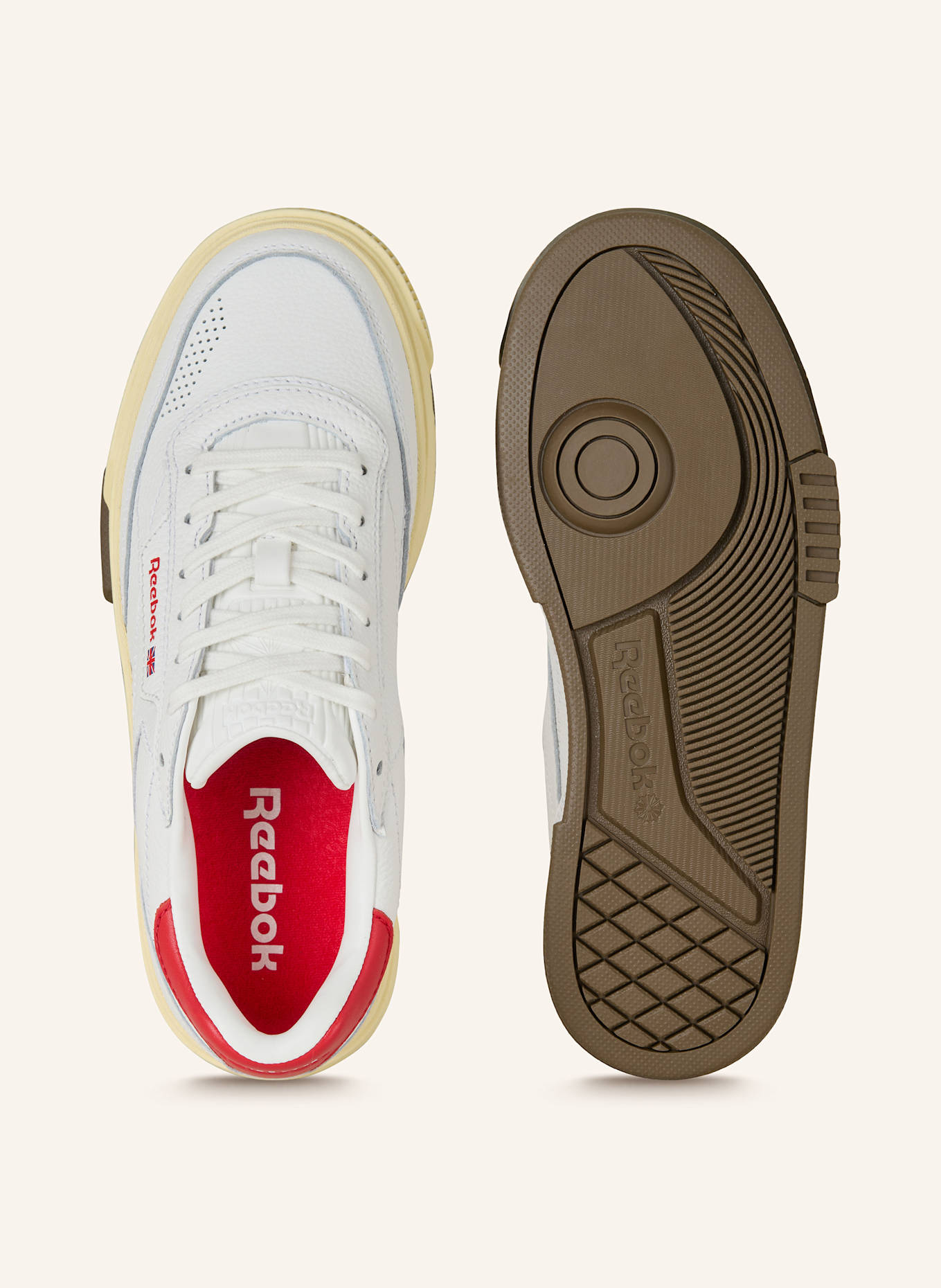 Reebok Sneakersy CLUB C LTD VINTAGE, Kolor: BIAŁY/ CZERWONY (Obrazek 5)