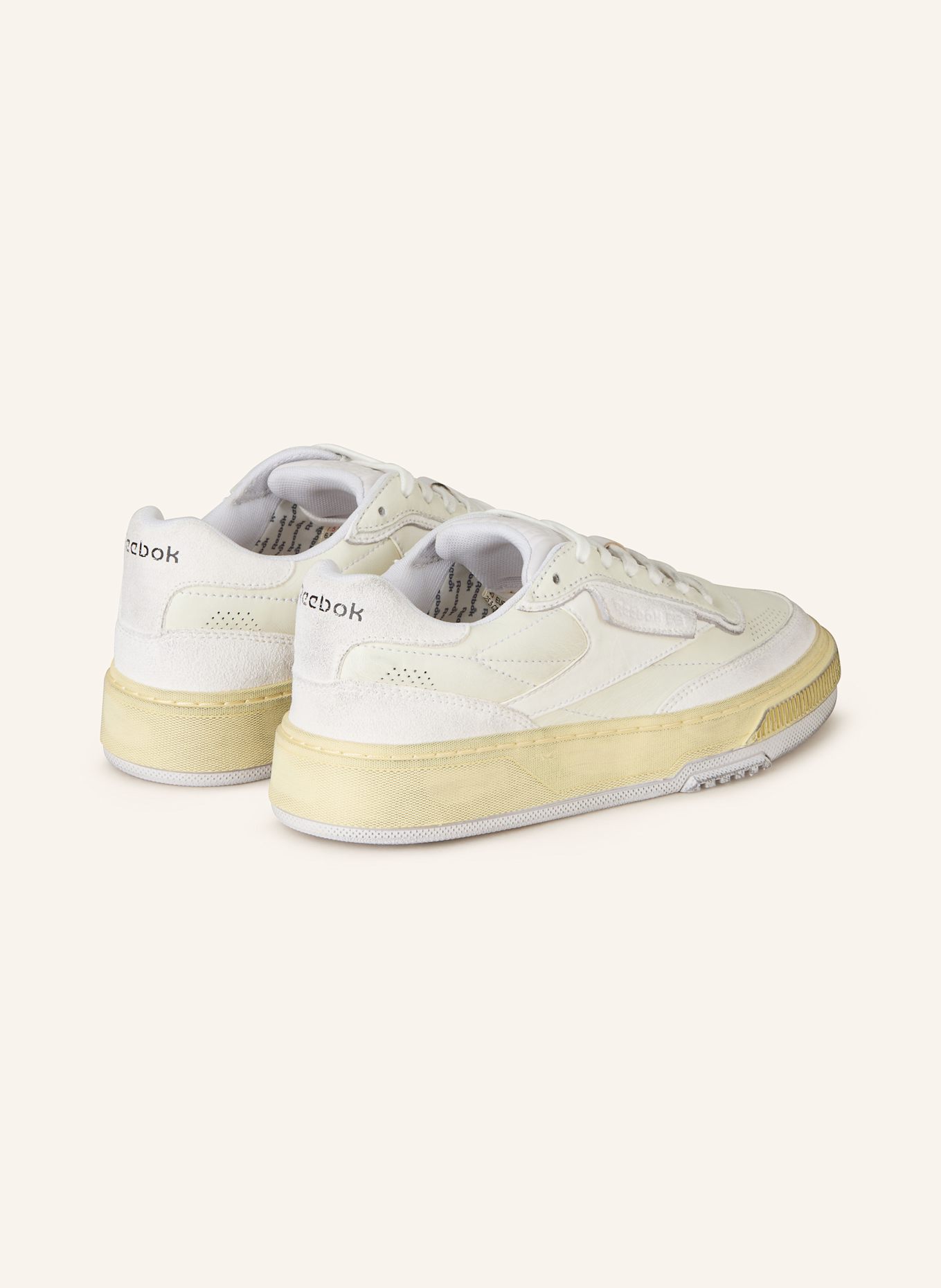 Reebok Sneakersy CLUB C LTD WAX, Kolor: BIAŁY/ ECRU (Obrazek 2)