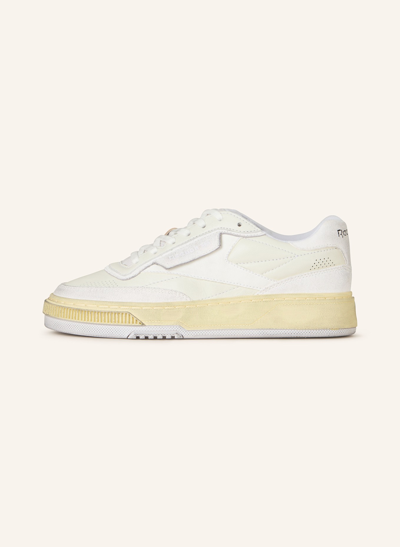 Reebok Sneakersy CLUB C LTD WAX, Kolor: BIAŁY/ ECRU (Obrazek 4)
