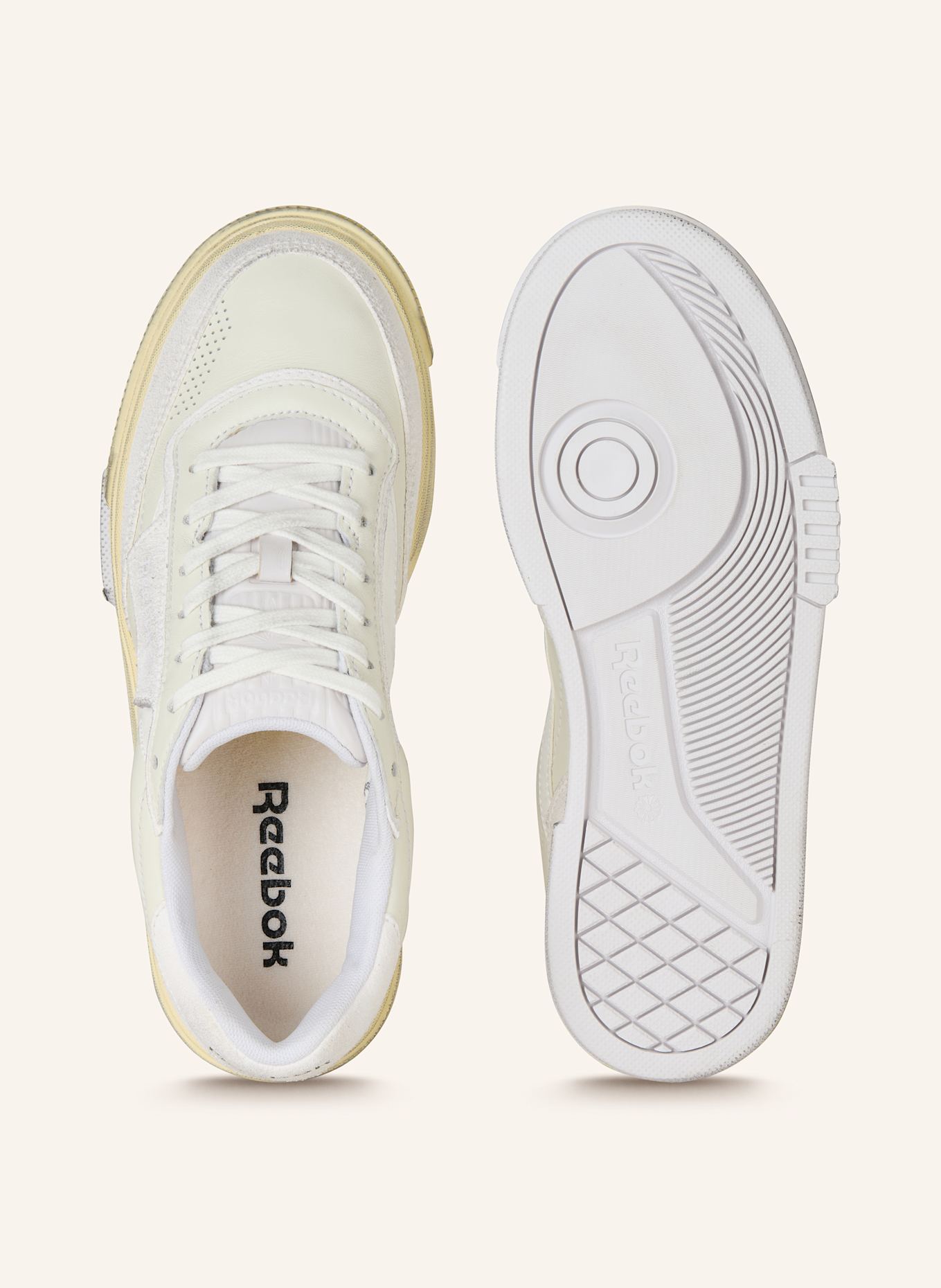 Reebok Sneakersy CLUB C LTD WAX, Kolor: BIAŁY/ ECRU (Obrazek 5)