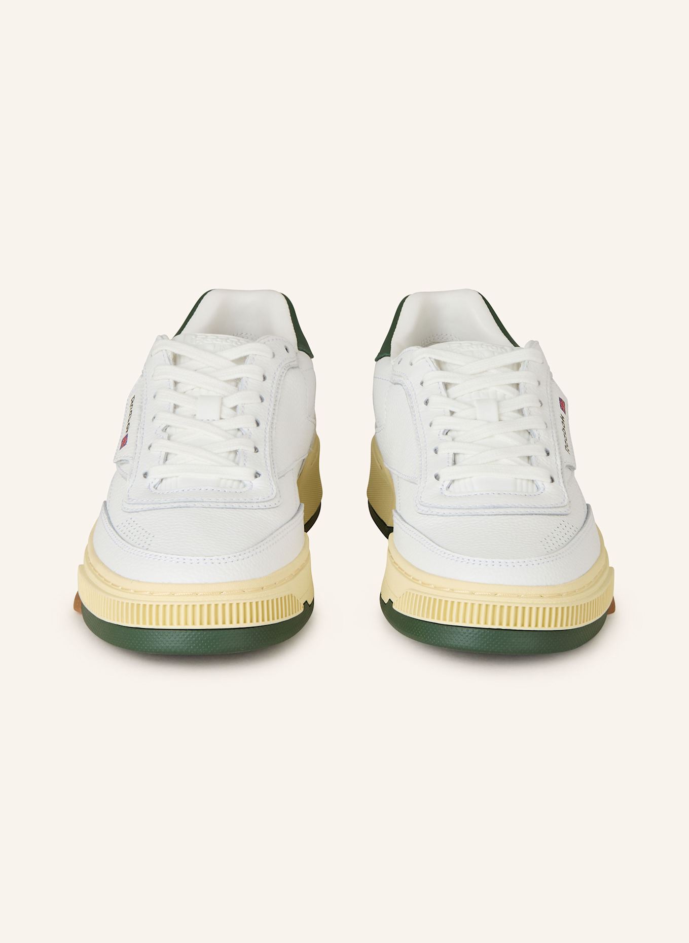 Reebok CLUB C LTD VINTAGE sneakers: WHITE/ DARK GREEN/ ECRU