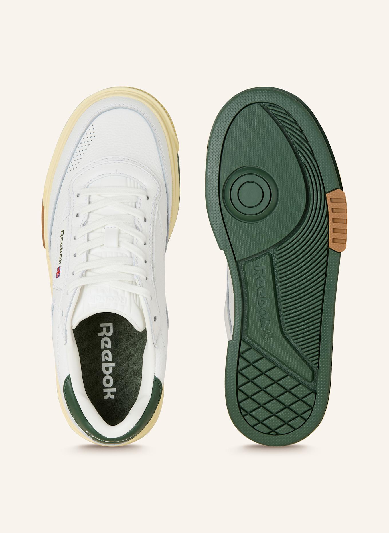 Reebok CLUB C LTD VINTAGE sneakers: WHITE/ DARK GREEN/ ECRU