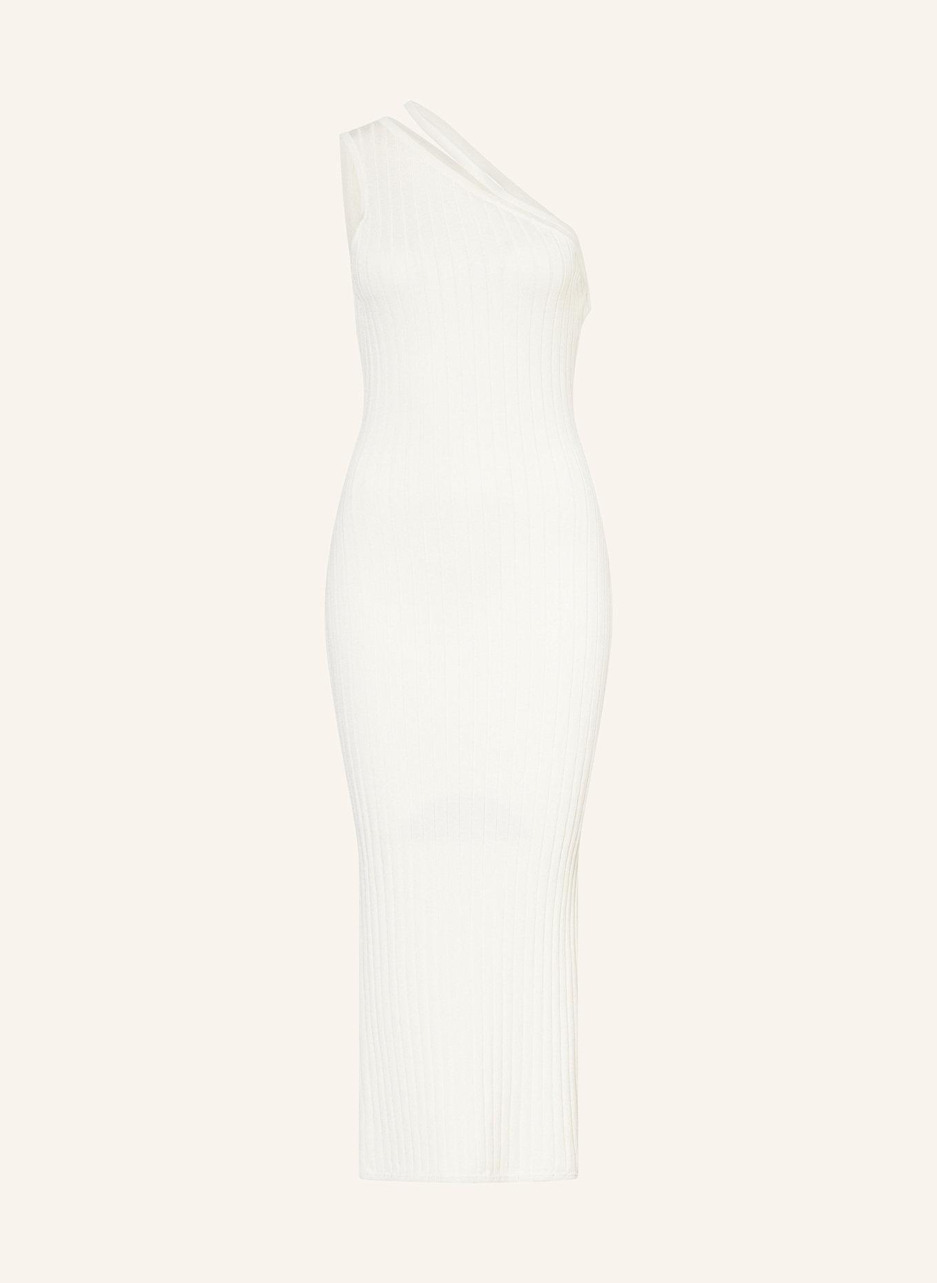 HUGO Strickkleid SEPINTY mit Cut-out: ECRU