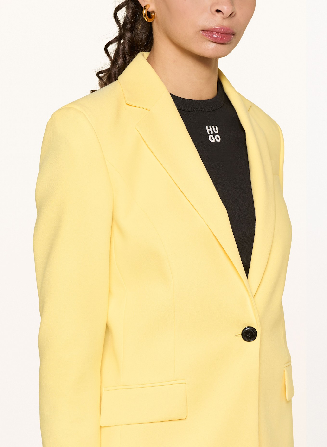 HUGO Blazer AMEGAN: YELLOW
