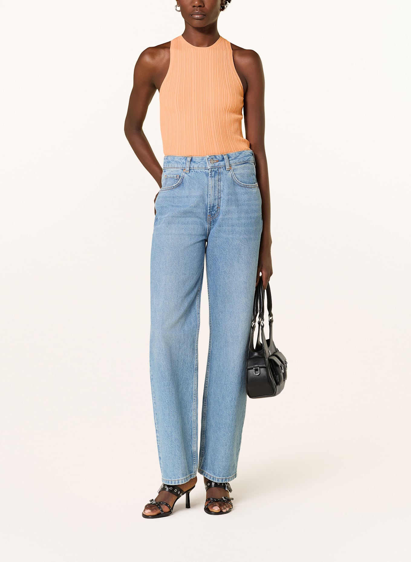 HUGO Stricktop SAREPLA: HELLORANGE