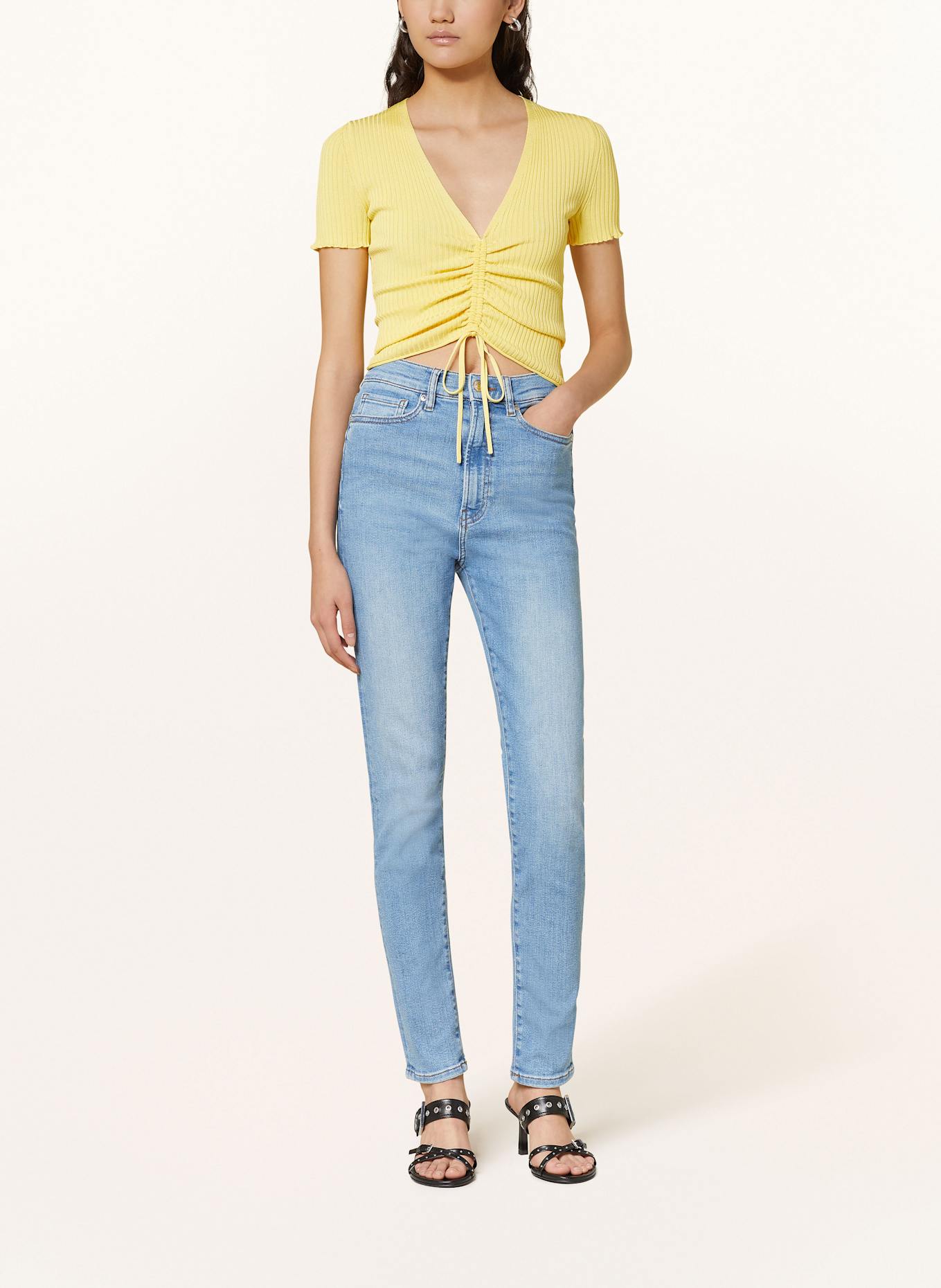 HUGO Skinny Jeans GIRALI: 435 BRIGHT BLUE