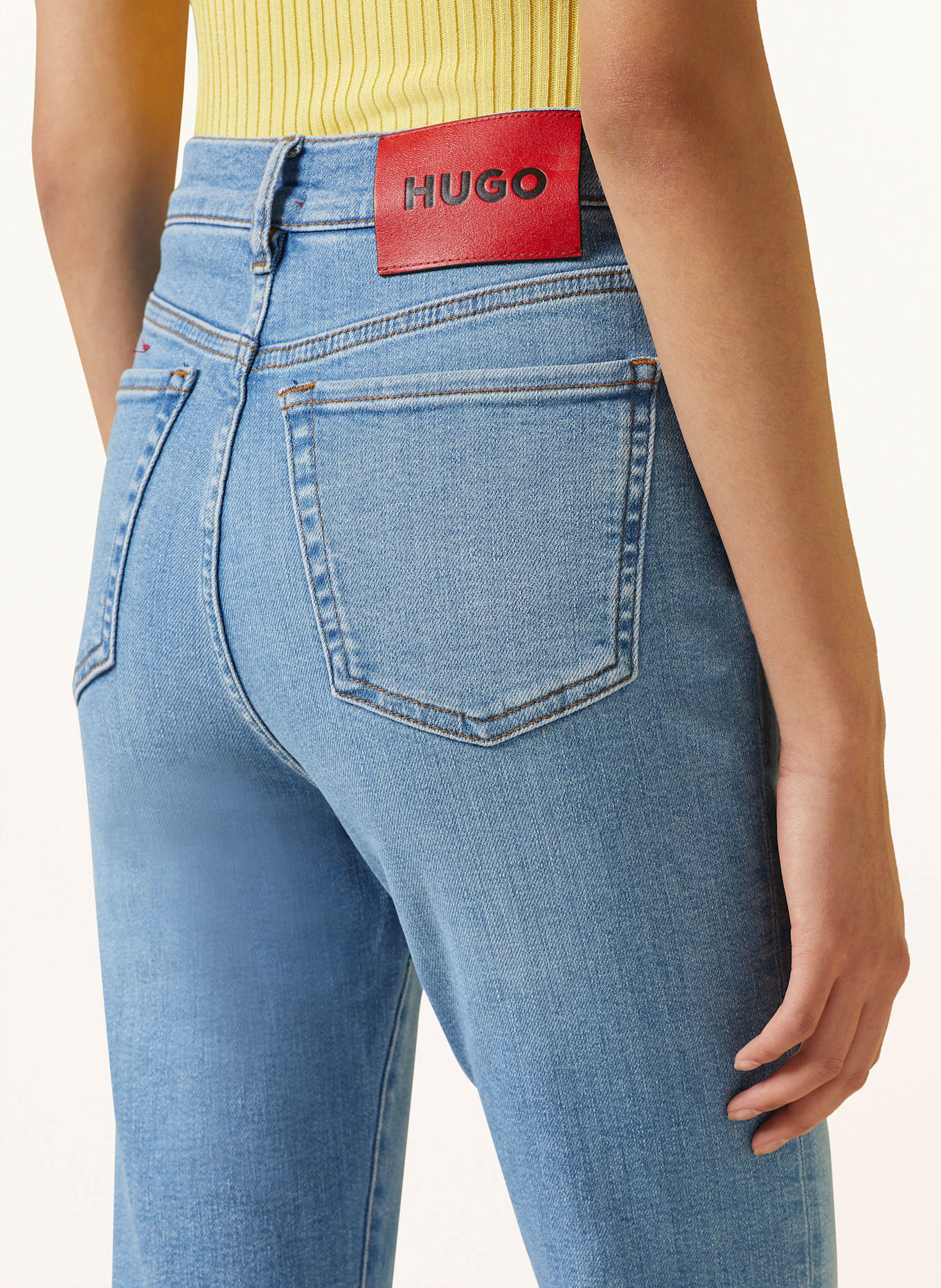 HUGO Skinny Jeans GIRALI: 435 BRIGHT BLUE