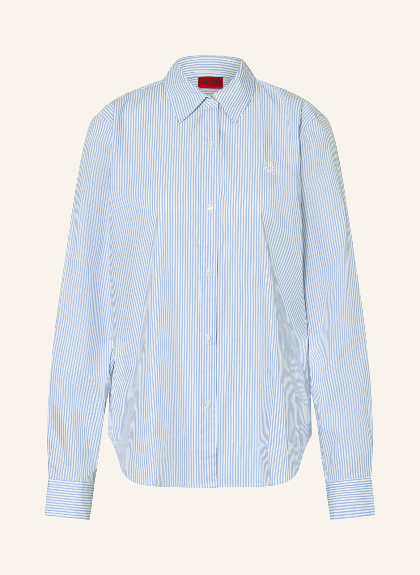 HUGO Koszula THE ESSENTIAL SHIRT: JASNONIEBIESKI/ NIEBIESKI