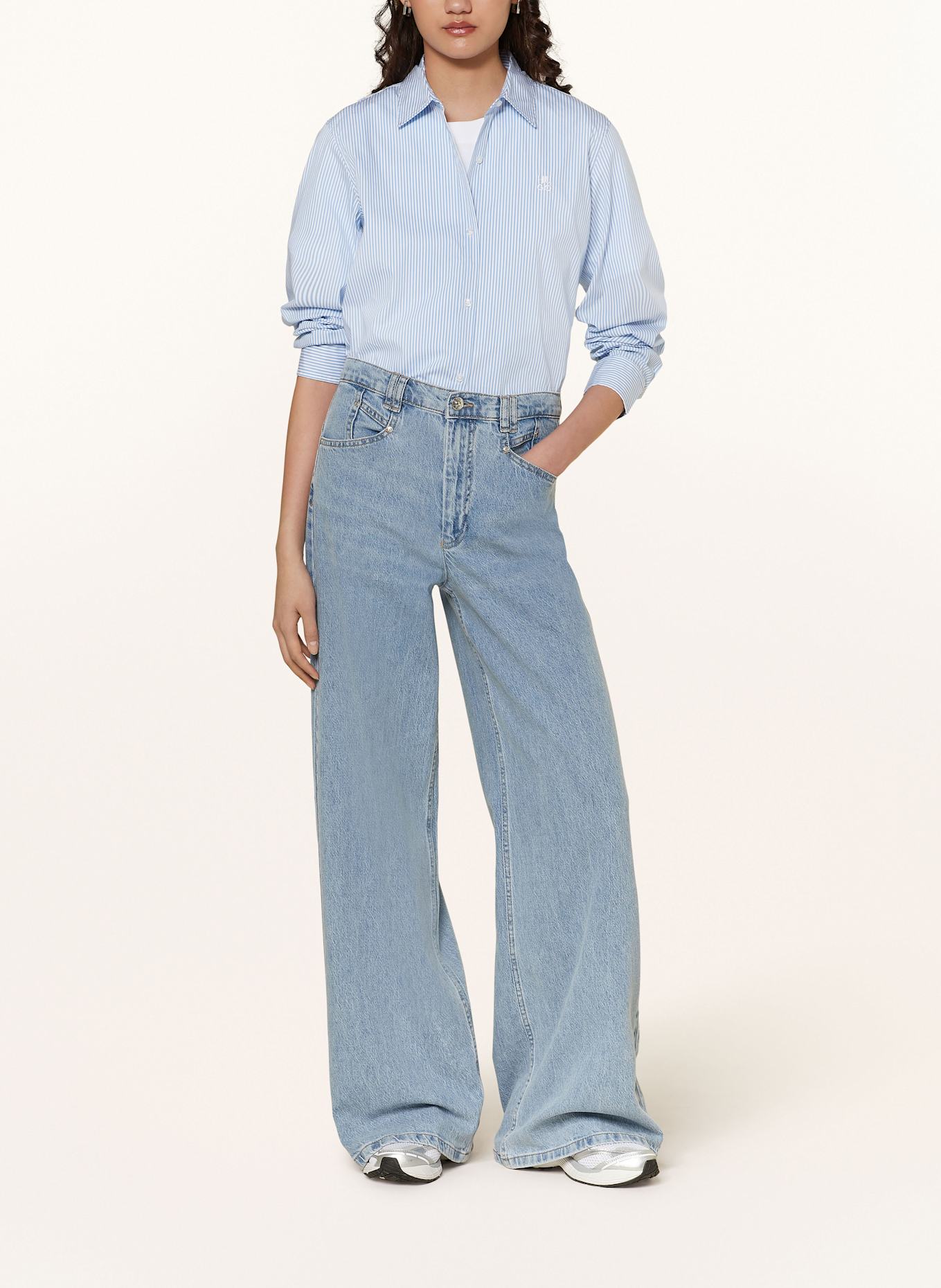 HUGO Koszula THE ESSENTIAL SHIRT: JASNONIEBIESKI/ NIEBIESKI