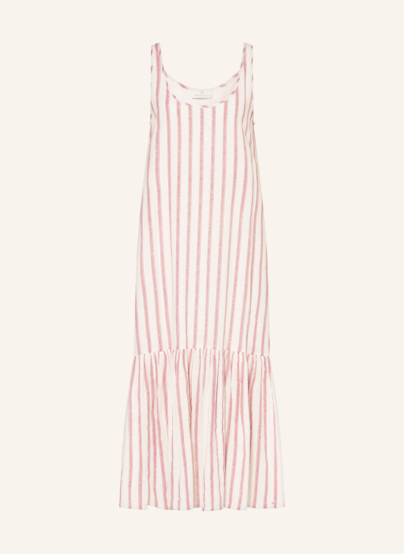 watercult Strandkleid SEASIDE SPLASH: WEISS / ROT