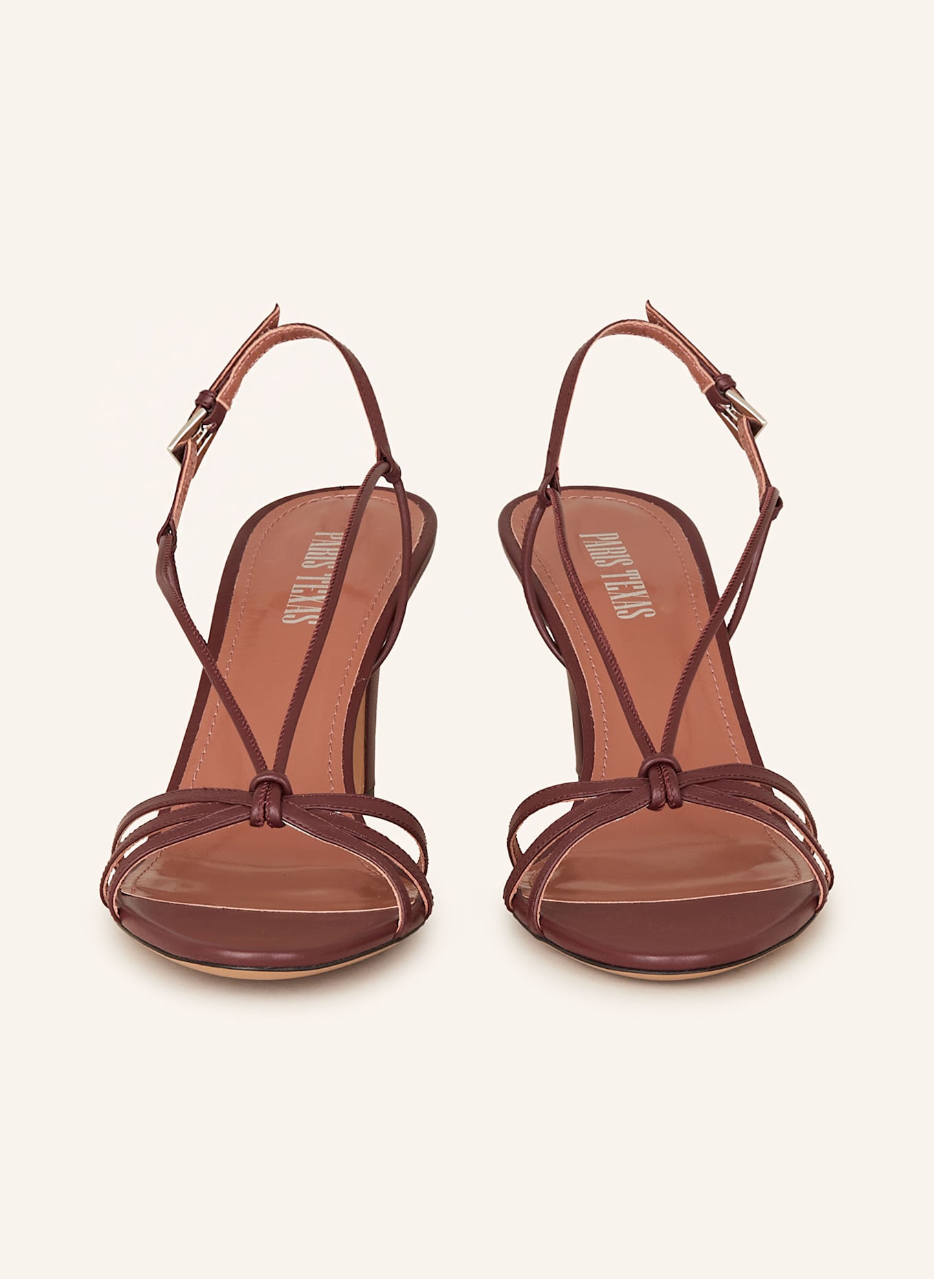 PARIS TEXAS Sandály BIANCA: TMAVĚ ČERVENÁ