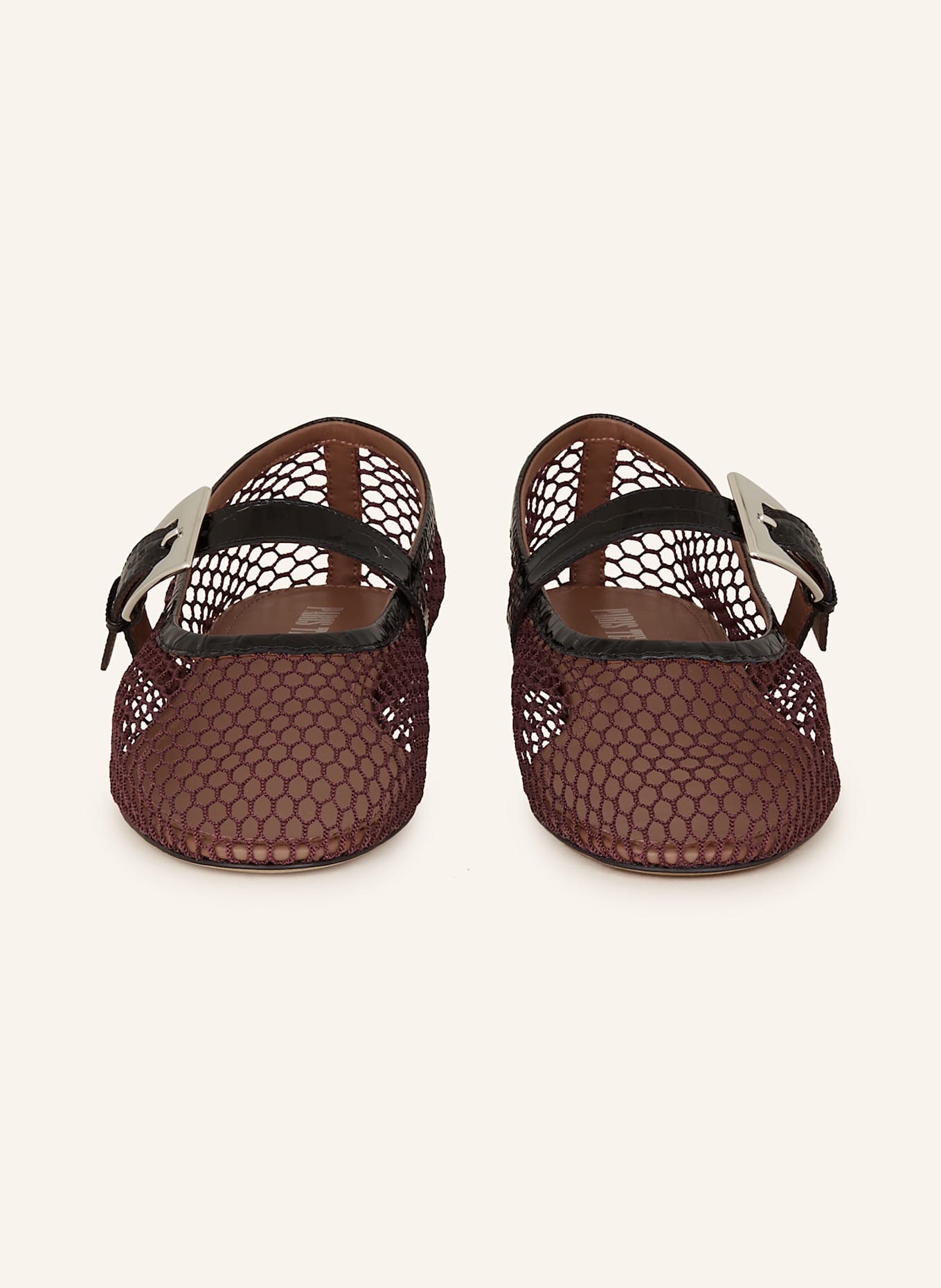 PARIS TEXAS Ballerines Mary Jane SVEVA: LILAS FONCÉ / NOIR