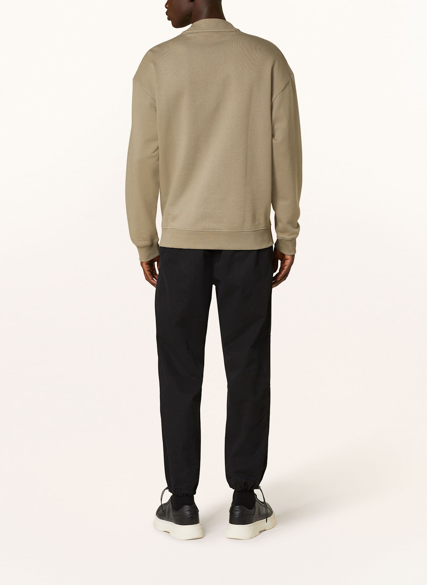 HUGO Sweat-shirt DAPOCREW: MARRON CLAIR