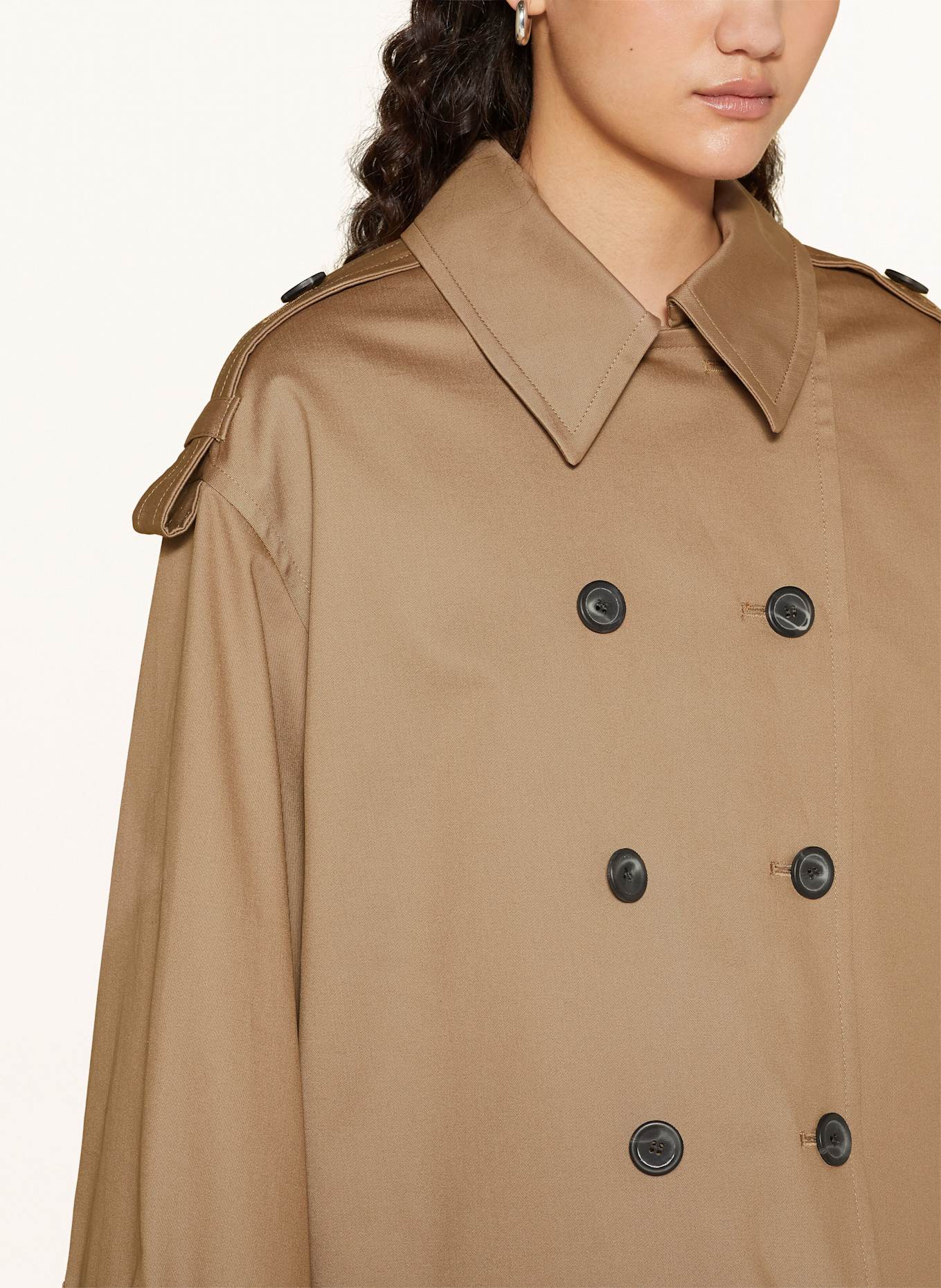 BY MALENE BIRGER ALISANDRA trench jacket in beige