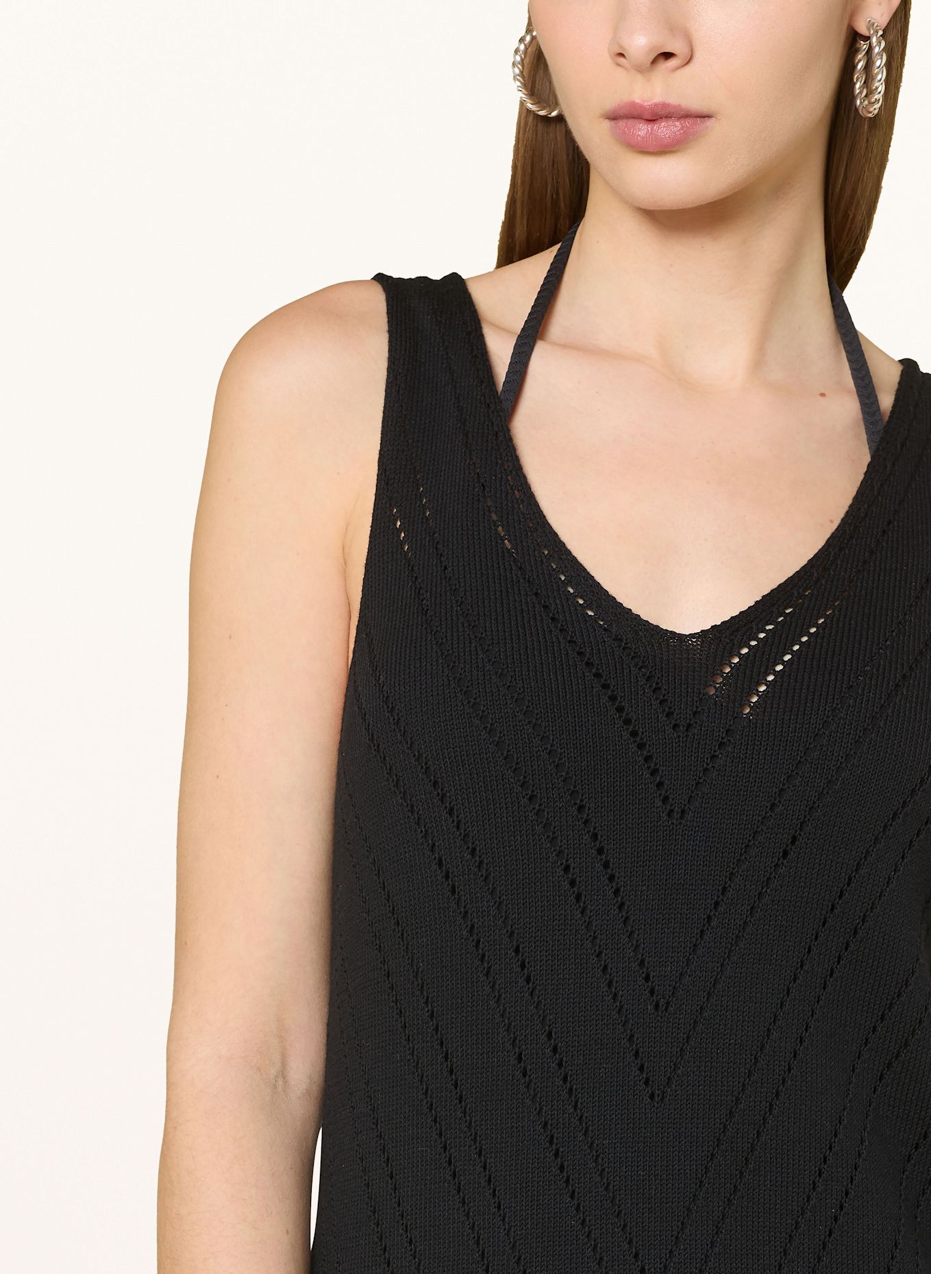 MOS MOSH Strickkleid MMALVANA: SCHWARZ