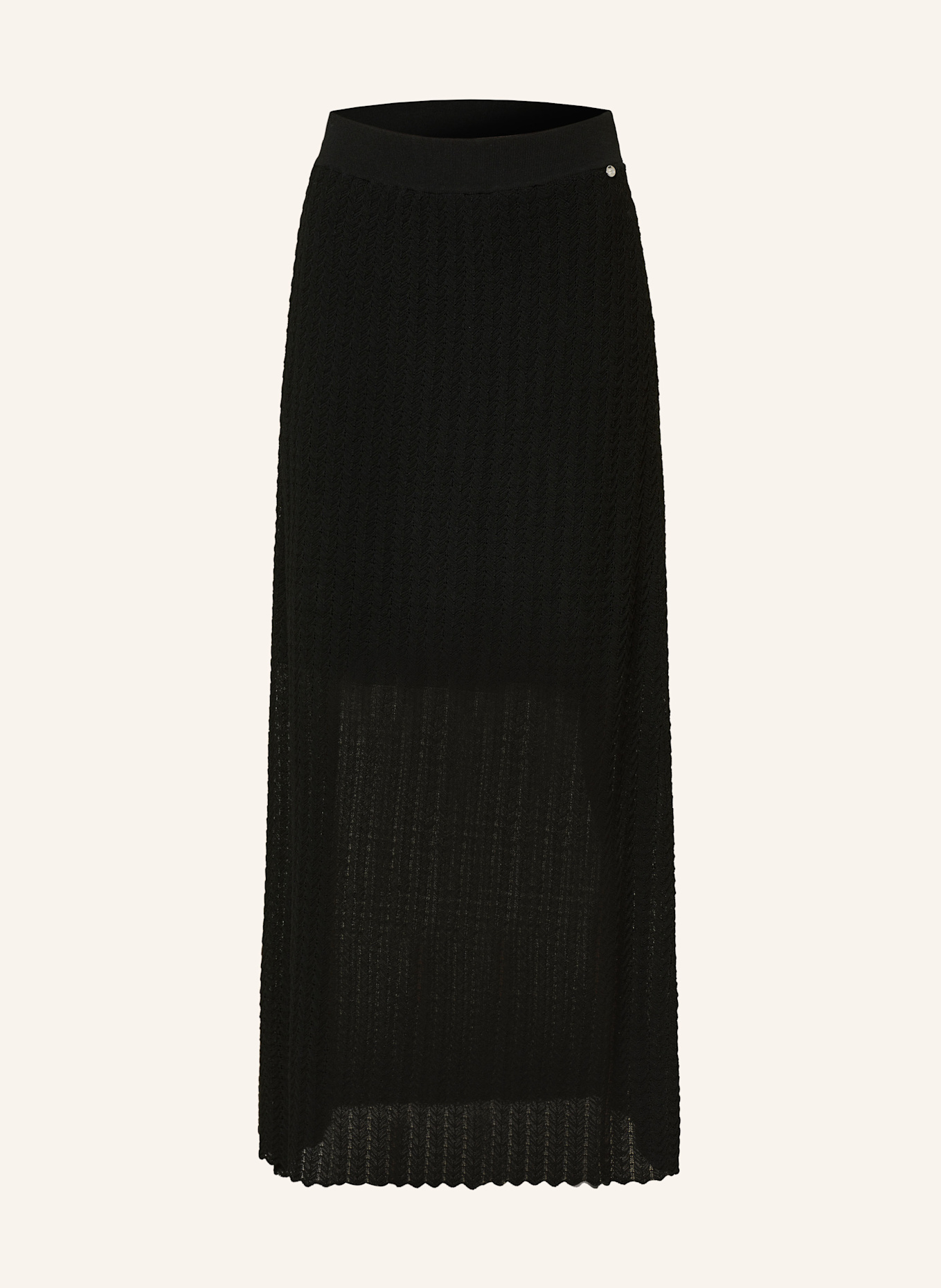 MOS MOSH Häkelrock MMHOPI: SCHWARZ