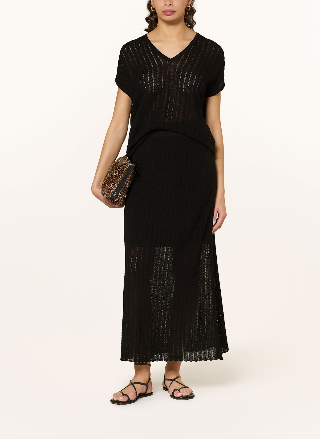 MOS MOSH Häkelrock MMHOPI: SCHWARZ