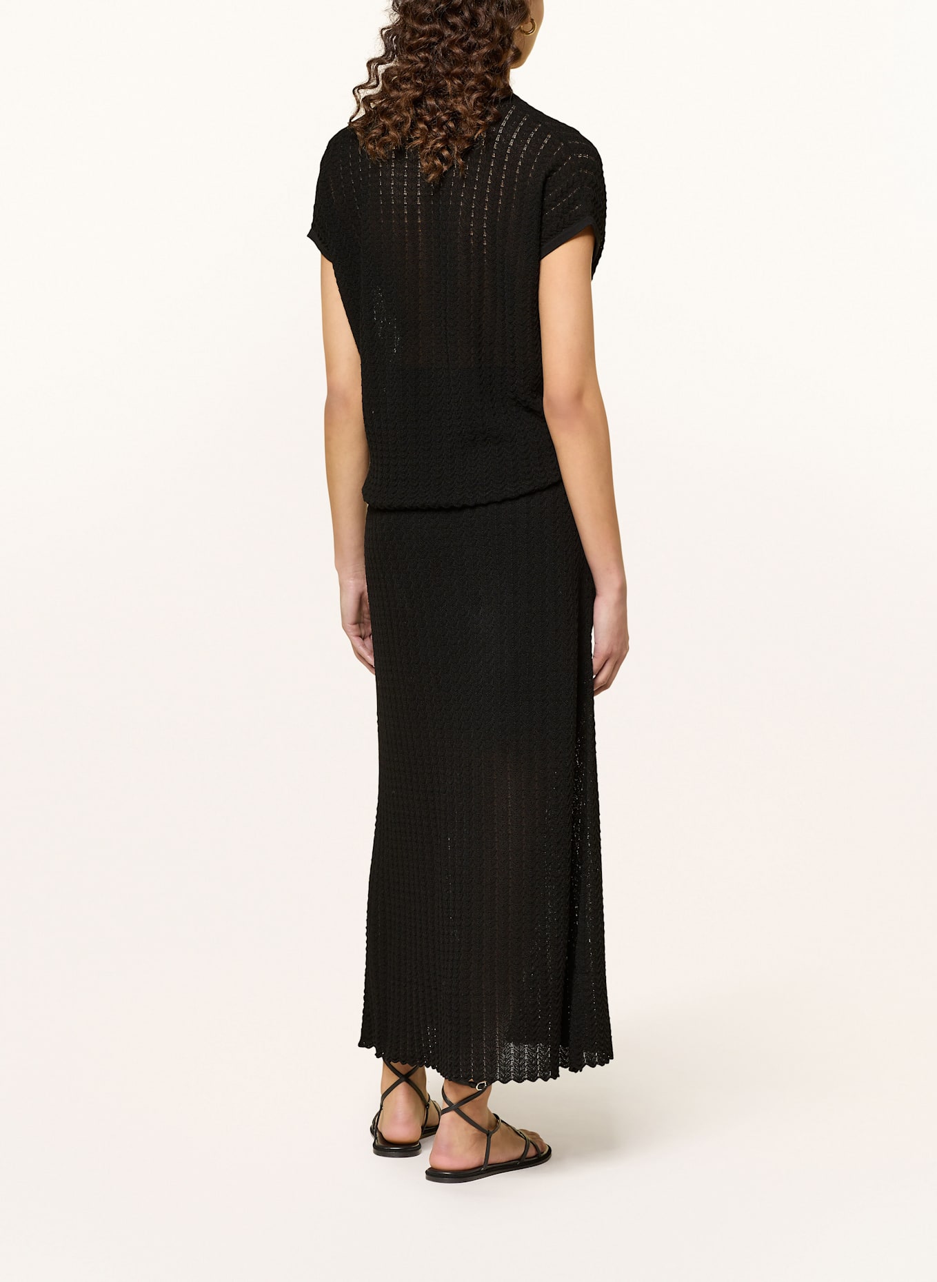 MOS MOSH Häkelrock MMHOPI: SCHWARZ