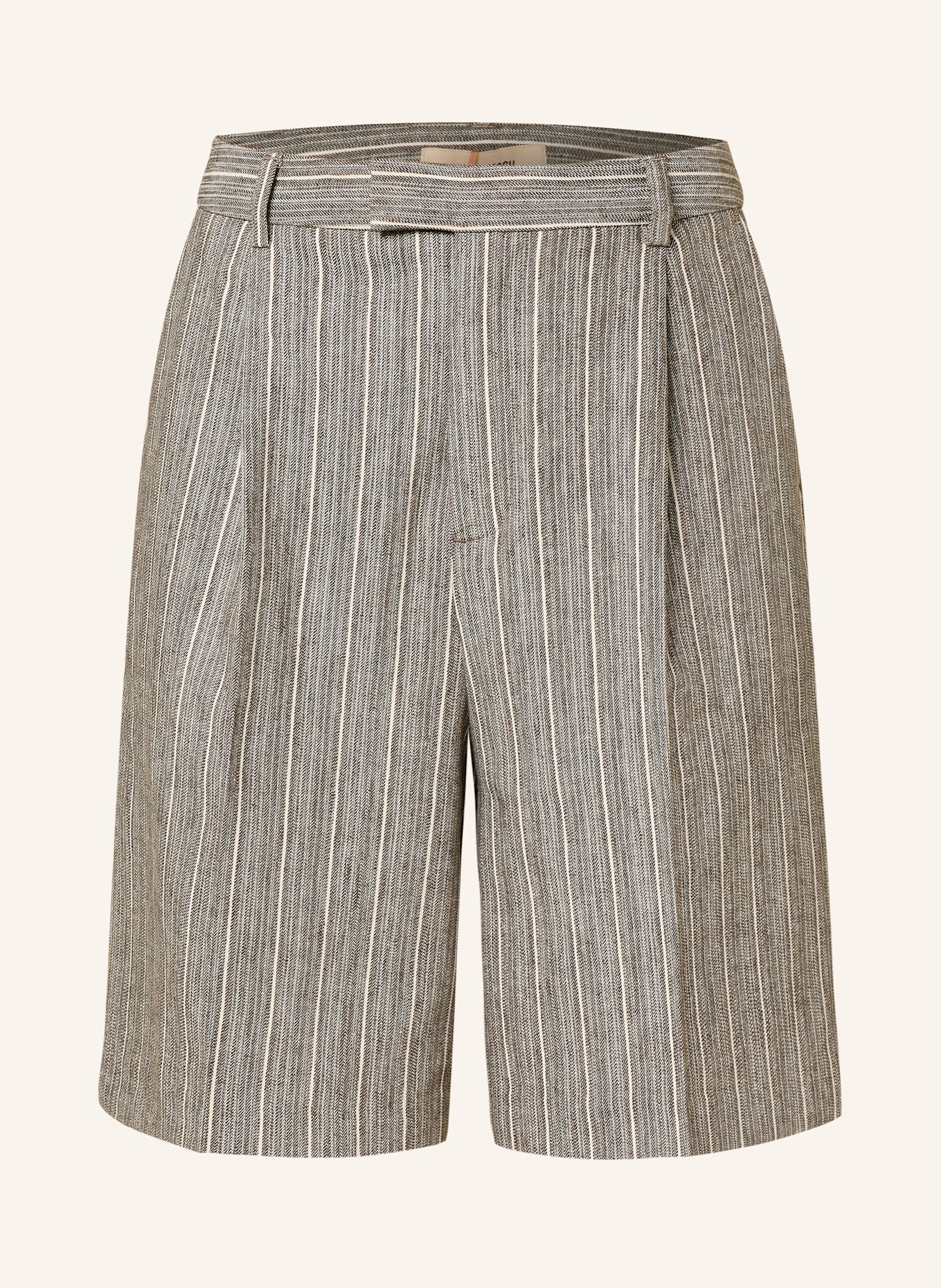 MOS MOSH Bermudy MMLUNA: ŠEDÁ / BÍLÁ