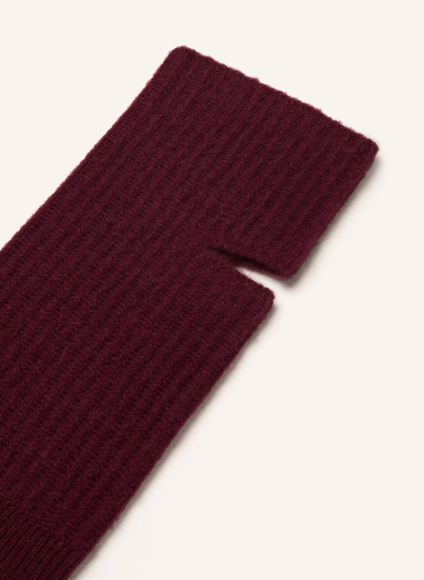 darling harbour Stulpen aus Cashmere: BORDEAUX