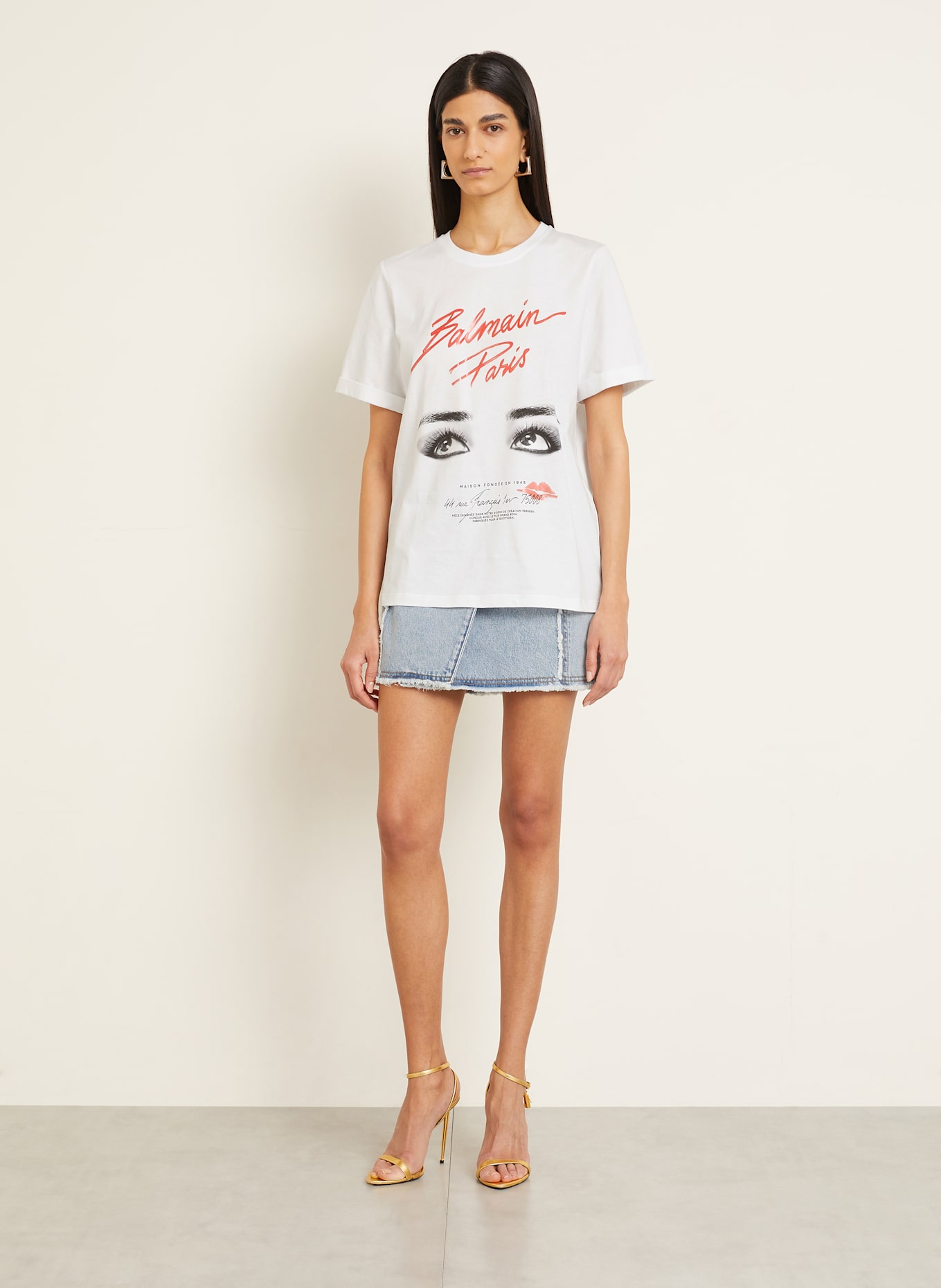 BALMAIN T-Shirt: WEISS