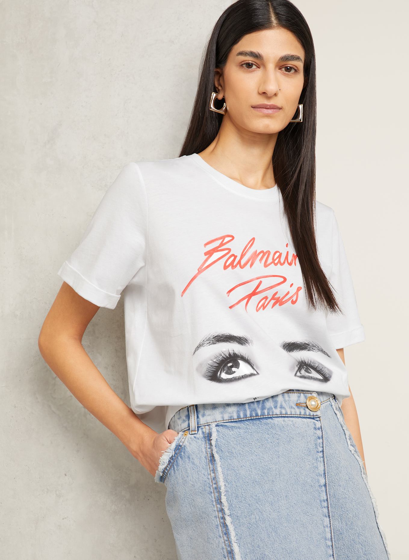 BALMAIN T-Shirt: WEISS