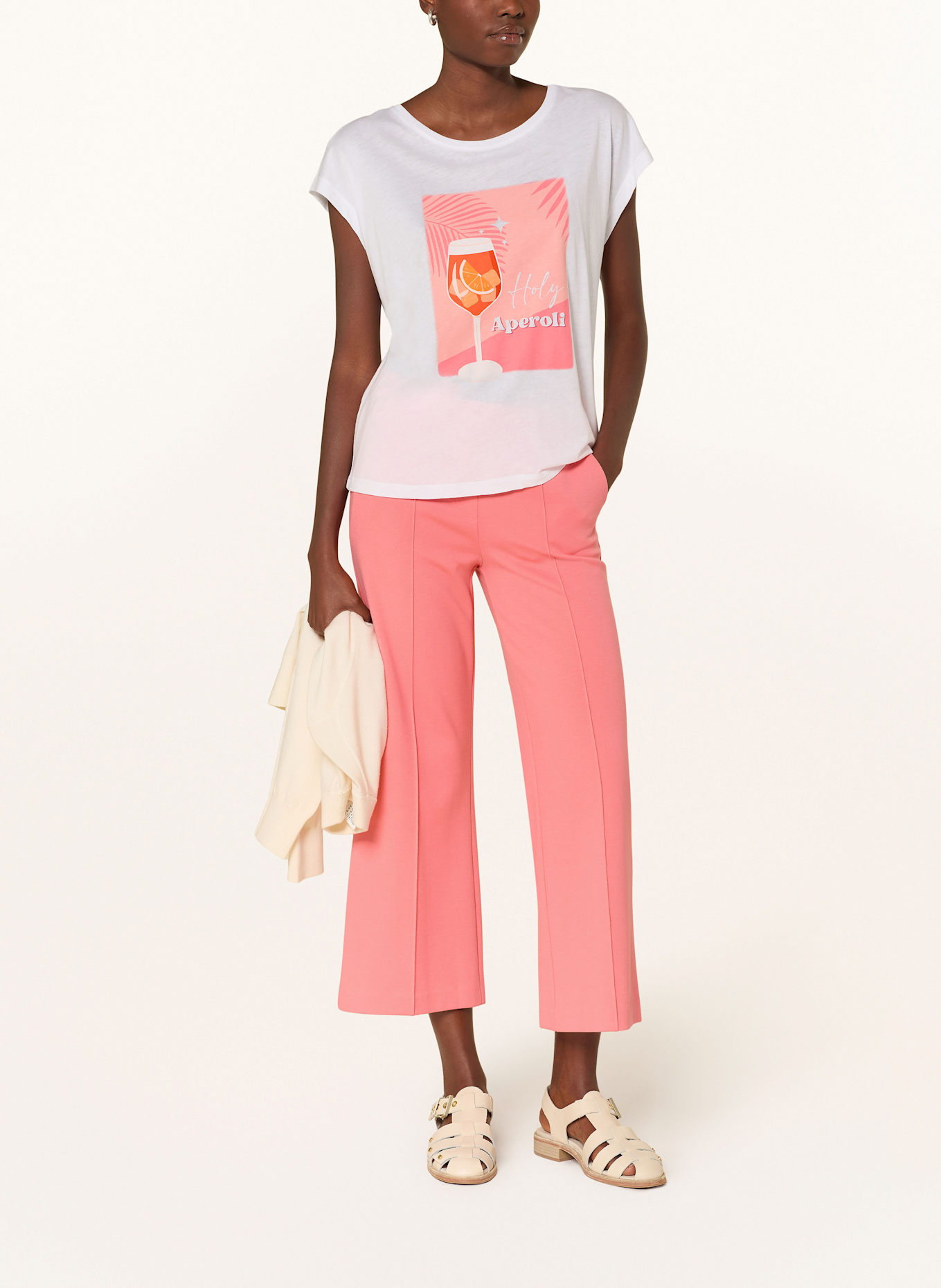Smith & Soul Jupe-culotte en jersey: SAUMON